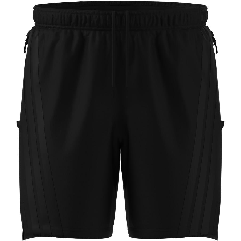 Designed-for-Training 3-Stripes Shorts, Black, , large image number 7