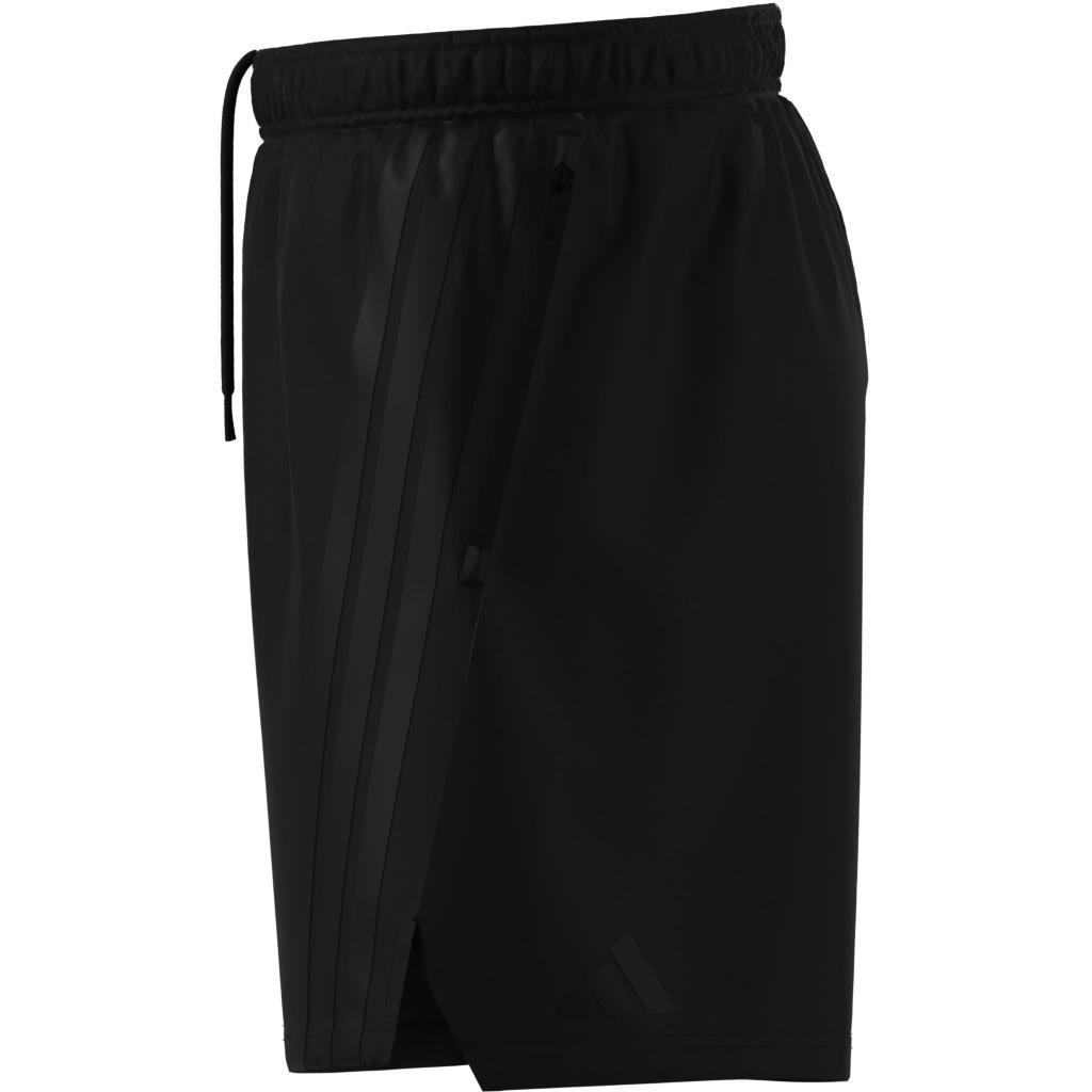Designed-for-Training 3-Stripes Shorts, Black, , large image number 8