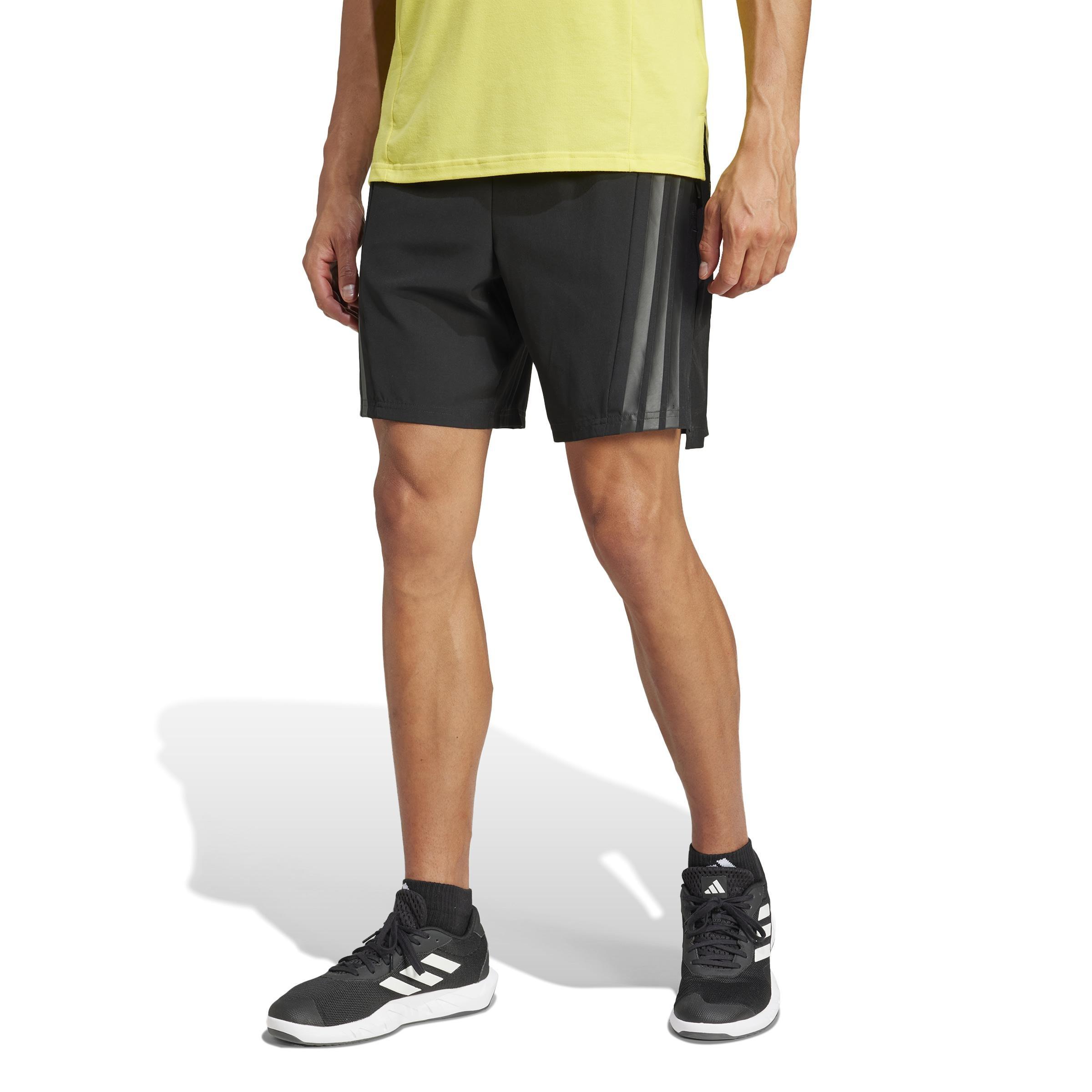 Designed-for-Training 3-Stripes Shorts, Black, , large image number 9