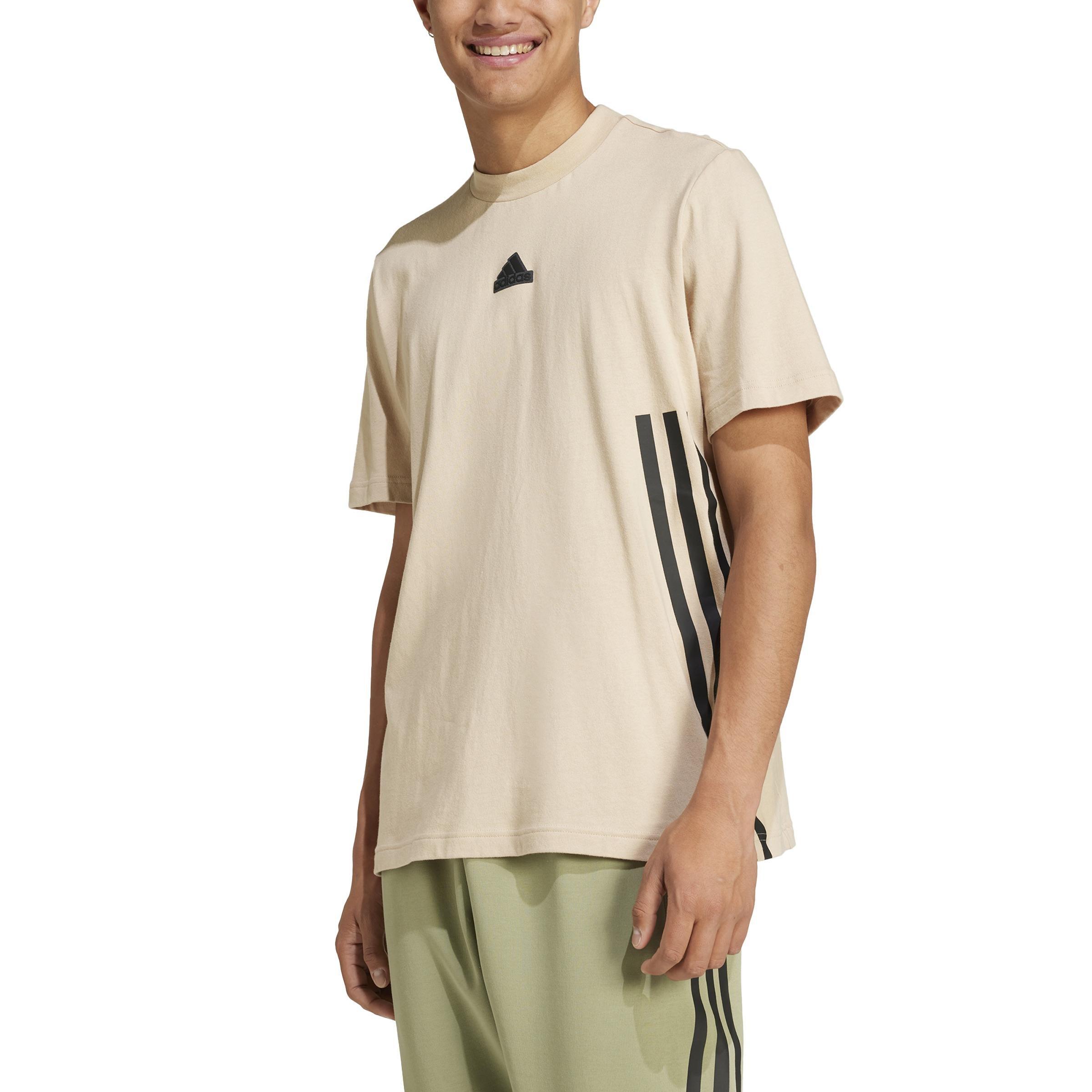 Future Icons 3-Stripes T-Shirt, Beige, A701_ONE, large image number 1