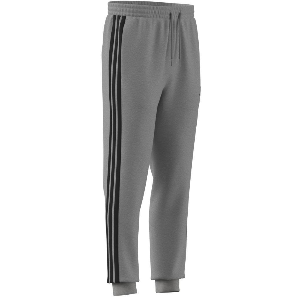 Essential 3-Stripes French Terry Joggers, Grey, A701_ONE, large image number 5