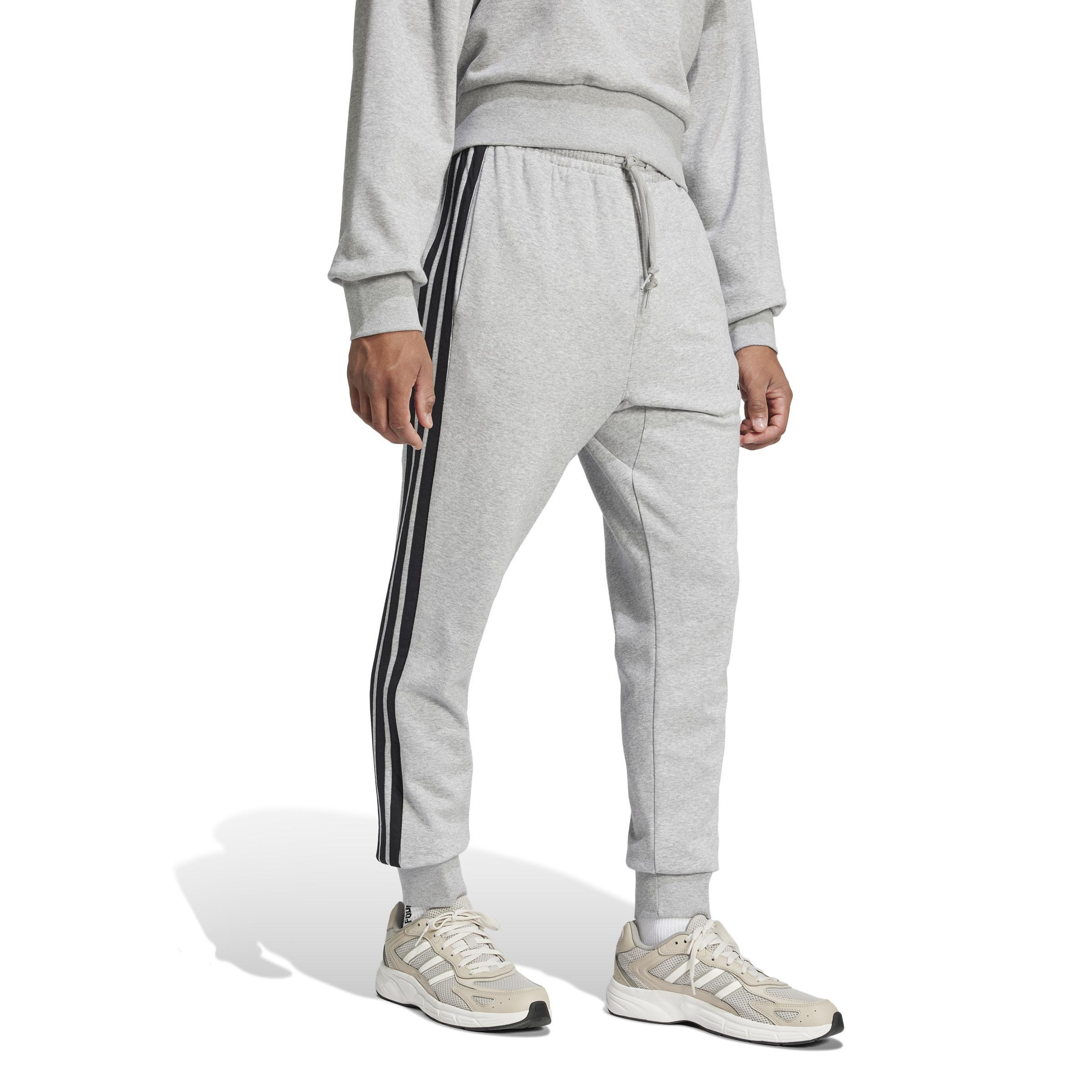 Essential 3-Stripes French Terry Joggers, Grey, A701_ONE, large image number 11