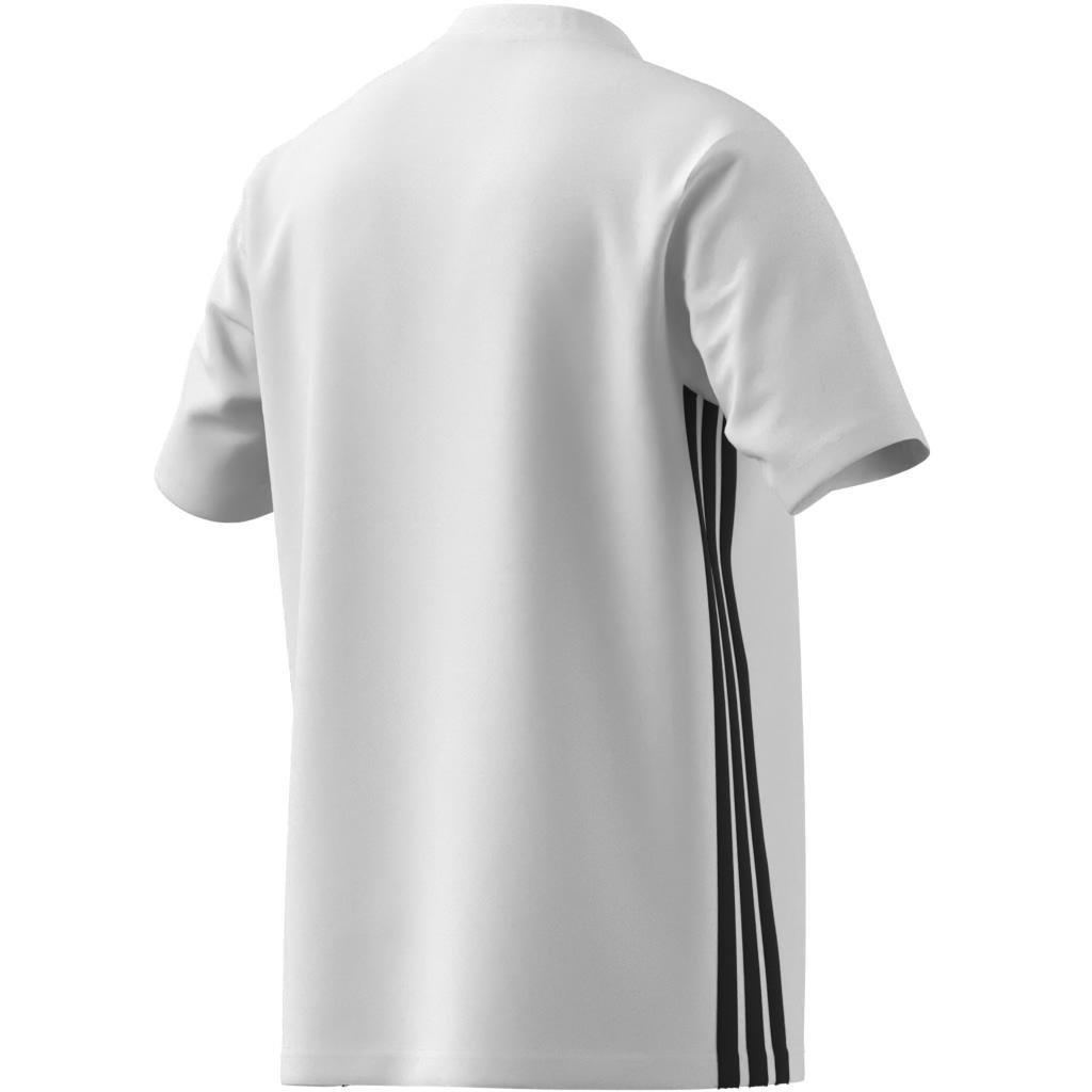 Essentials 3-Stripes Single Jersey T-Shirt, White, A701_ONE, large image number 4