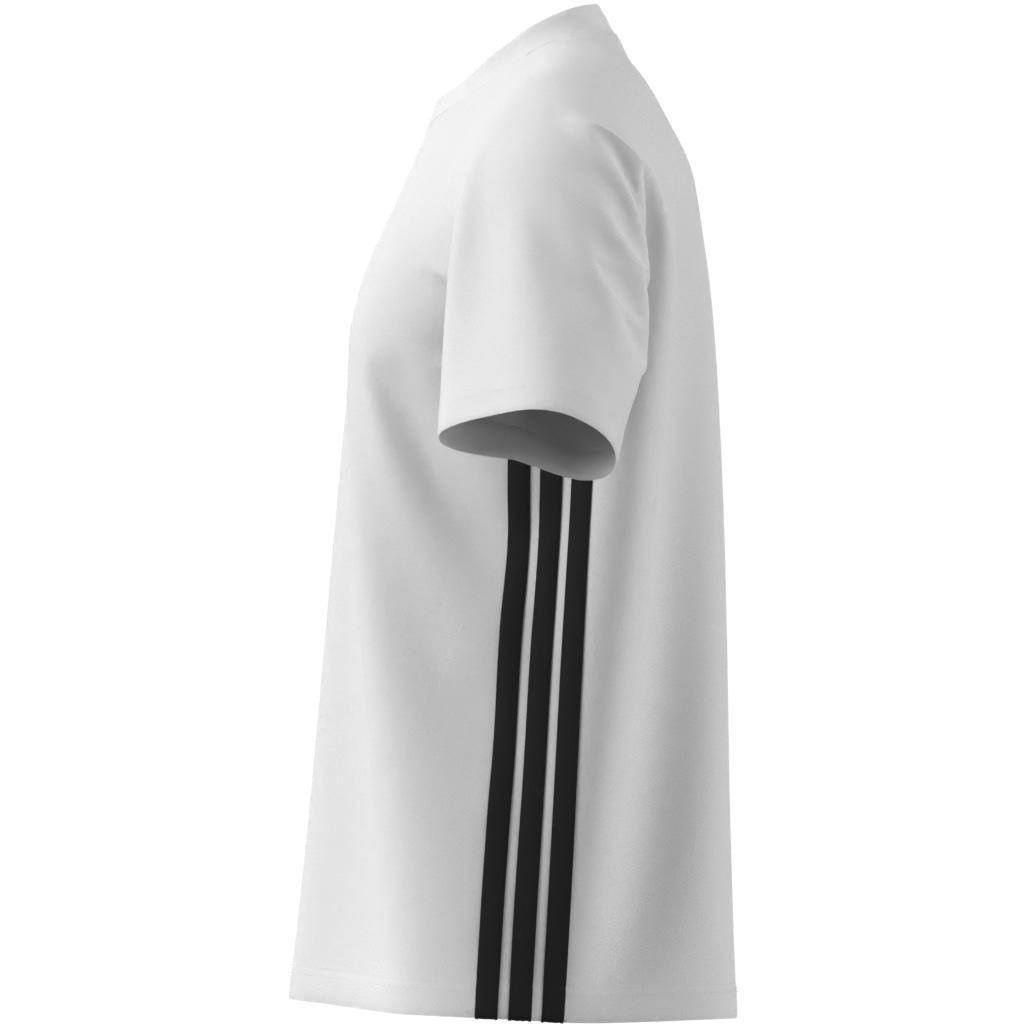 Essentials 3-Stripes Single Jersey T-Shirt, White, A701_ONE, large image number 8