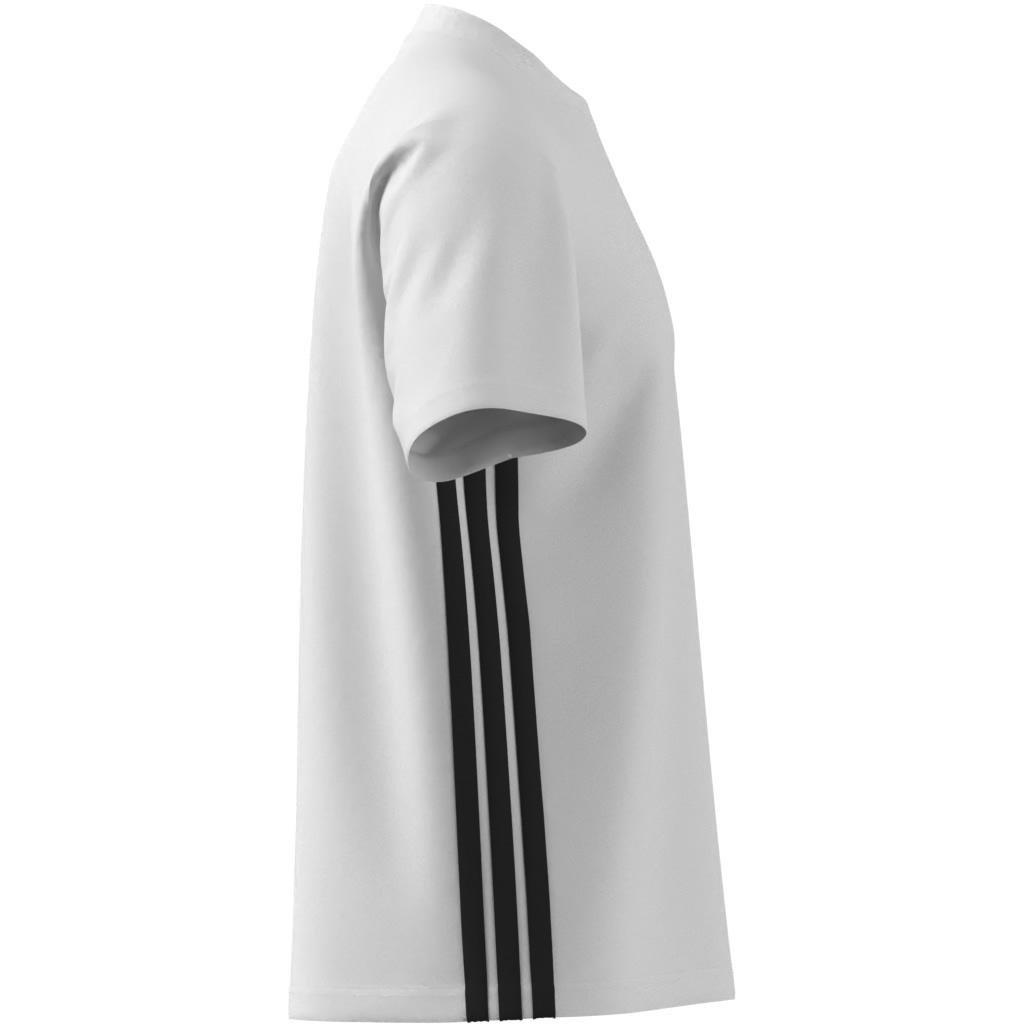 Essentials 3-Stripes Single Jersey T-Shirt, White, A701_ONE, large image number 12