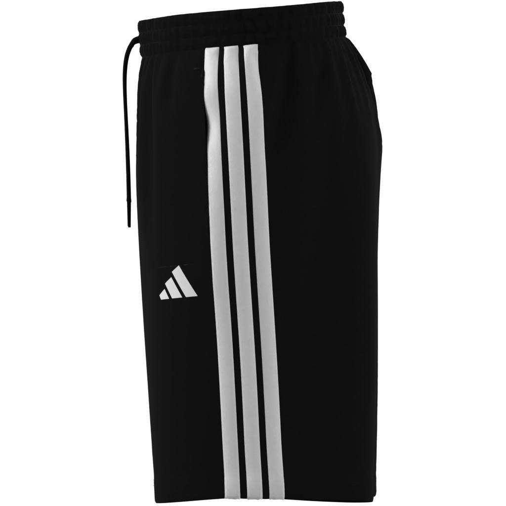 Essential 3-Stripes Single Jersey Shorts 10-Inch, Black, A701_ONE, large image number 5