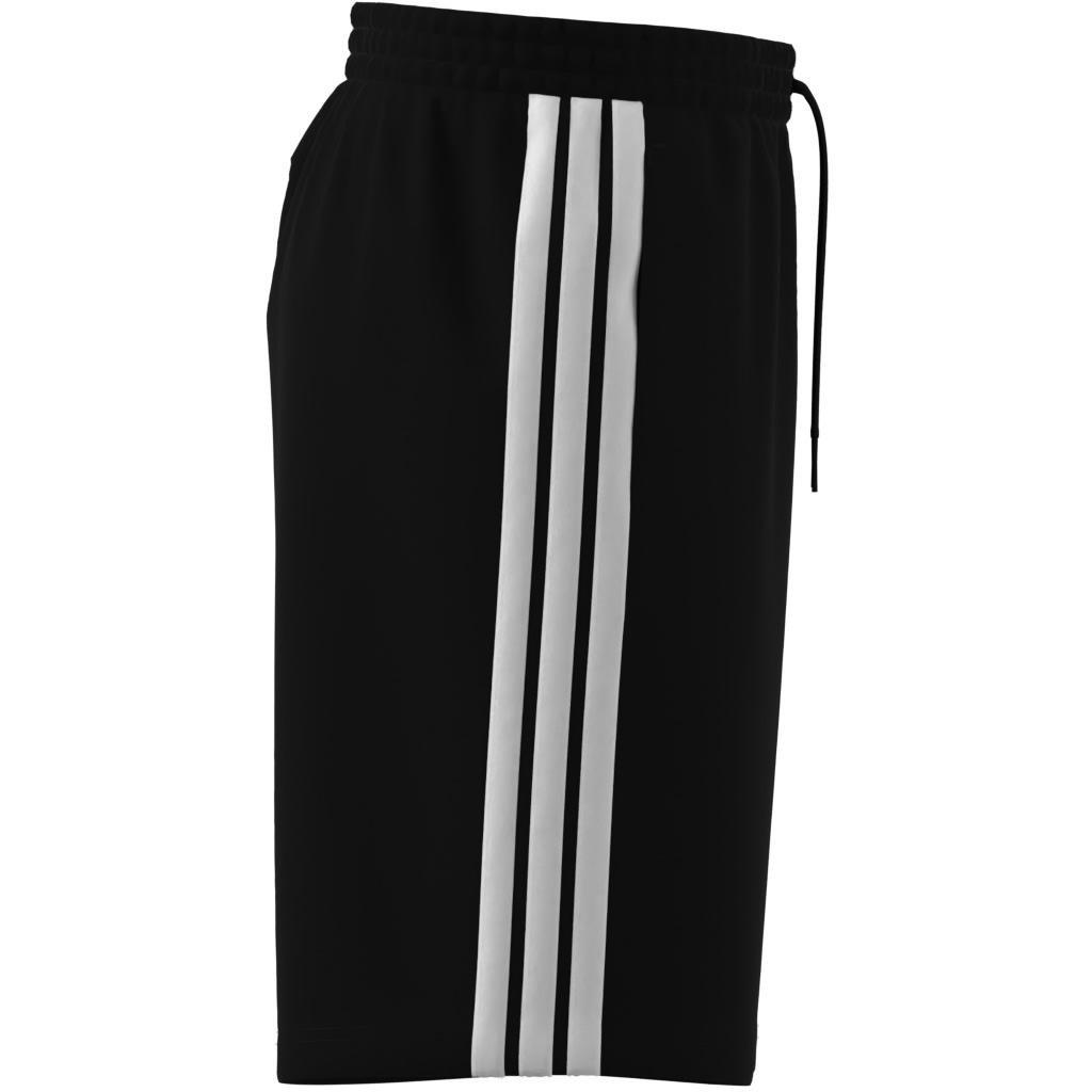 Essential 3-Stripes Single Jersey Shorts 10-Inch, Black, A701_ONE, large image number 8