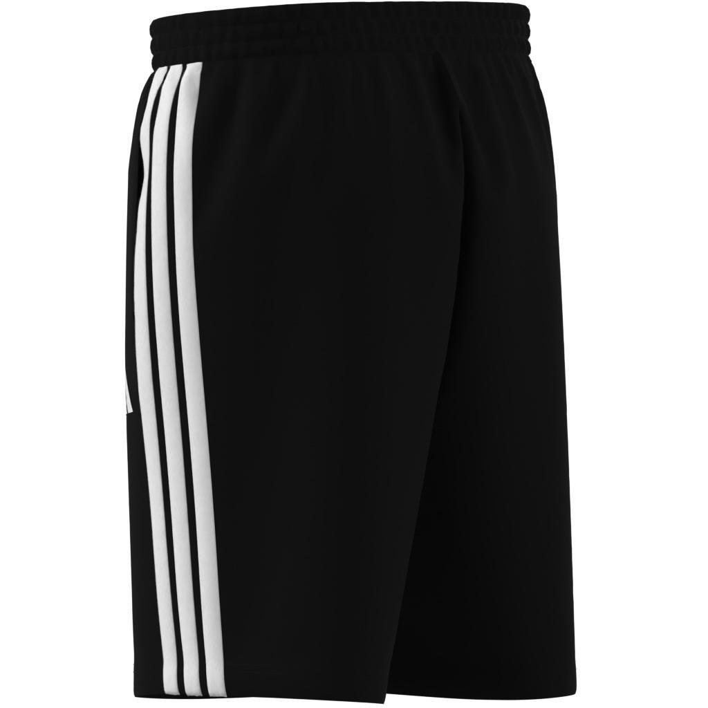 Essential 3-Stripes Single Jersey Shorts 10-Inch, Black, A701_ONE, large image number 11