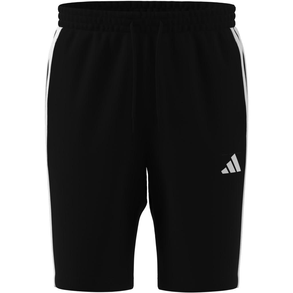 Essential 3-Stripes Single Jersey Shorts 10-Inch, Black, A701_ONE, large image number 12