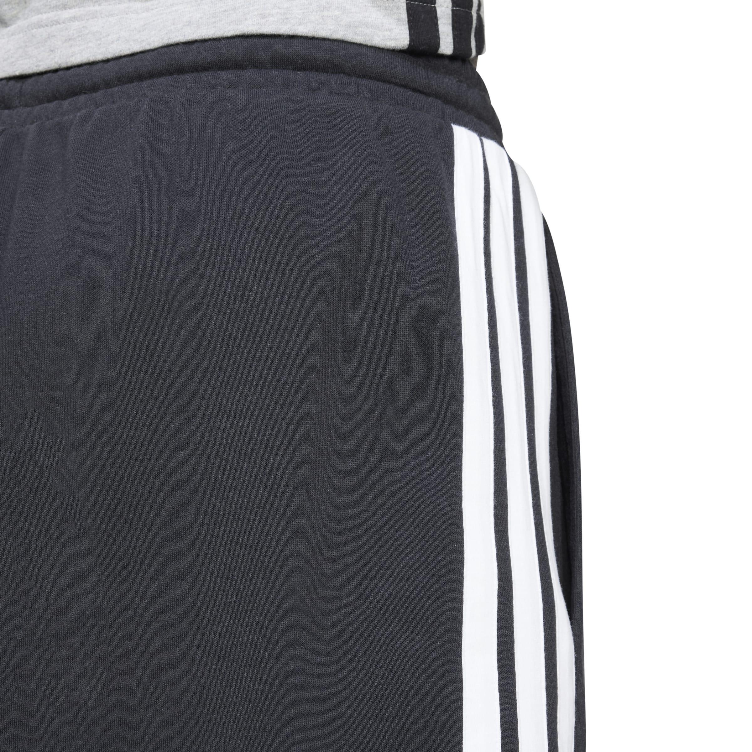 Essential 3-Stripes French Terry Shorts, Black, A701_ONE, large image number 3