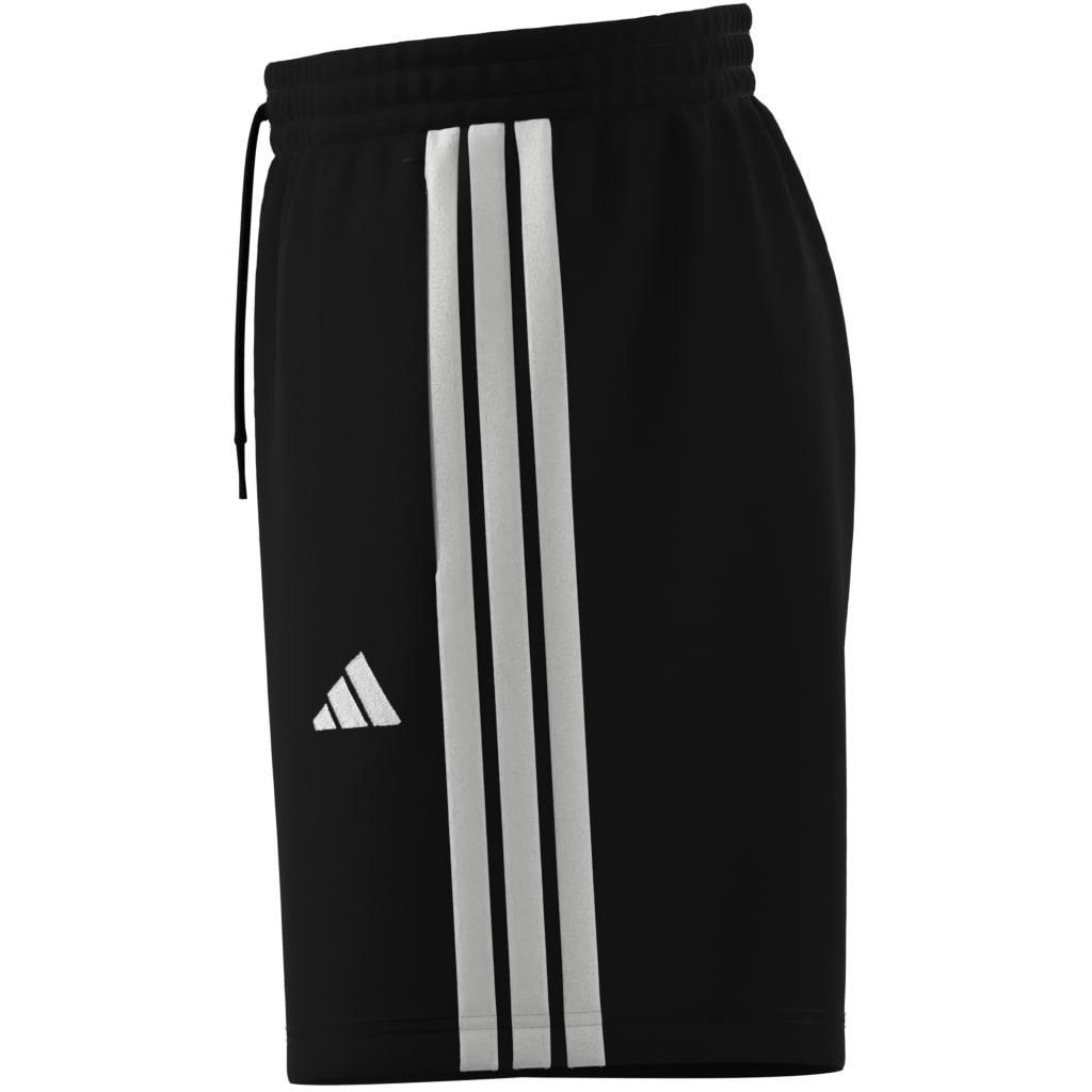 Essential 3-Stripes French Terry Shorts, Black, A701_ONE, large image number 5