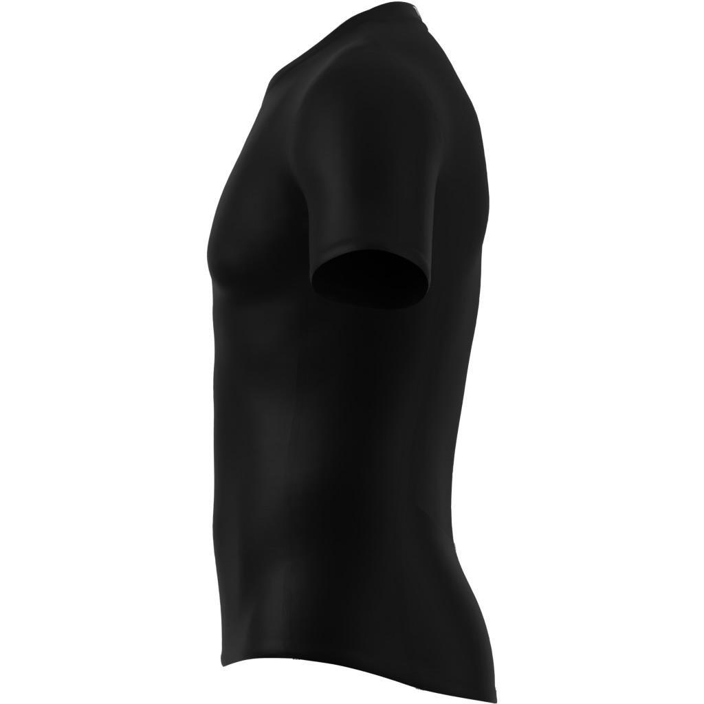 TECHFIT Compression Training T-Shirt, Black, A701_ONE, large image number 11