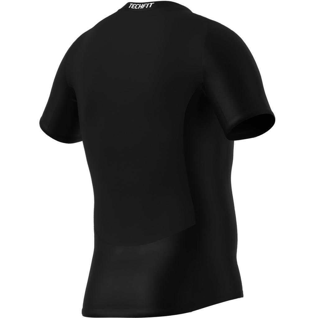 Men Techfit Compression Training T-Shirt, Black, A701_ONE, large image number 13