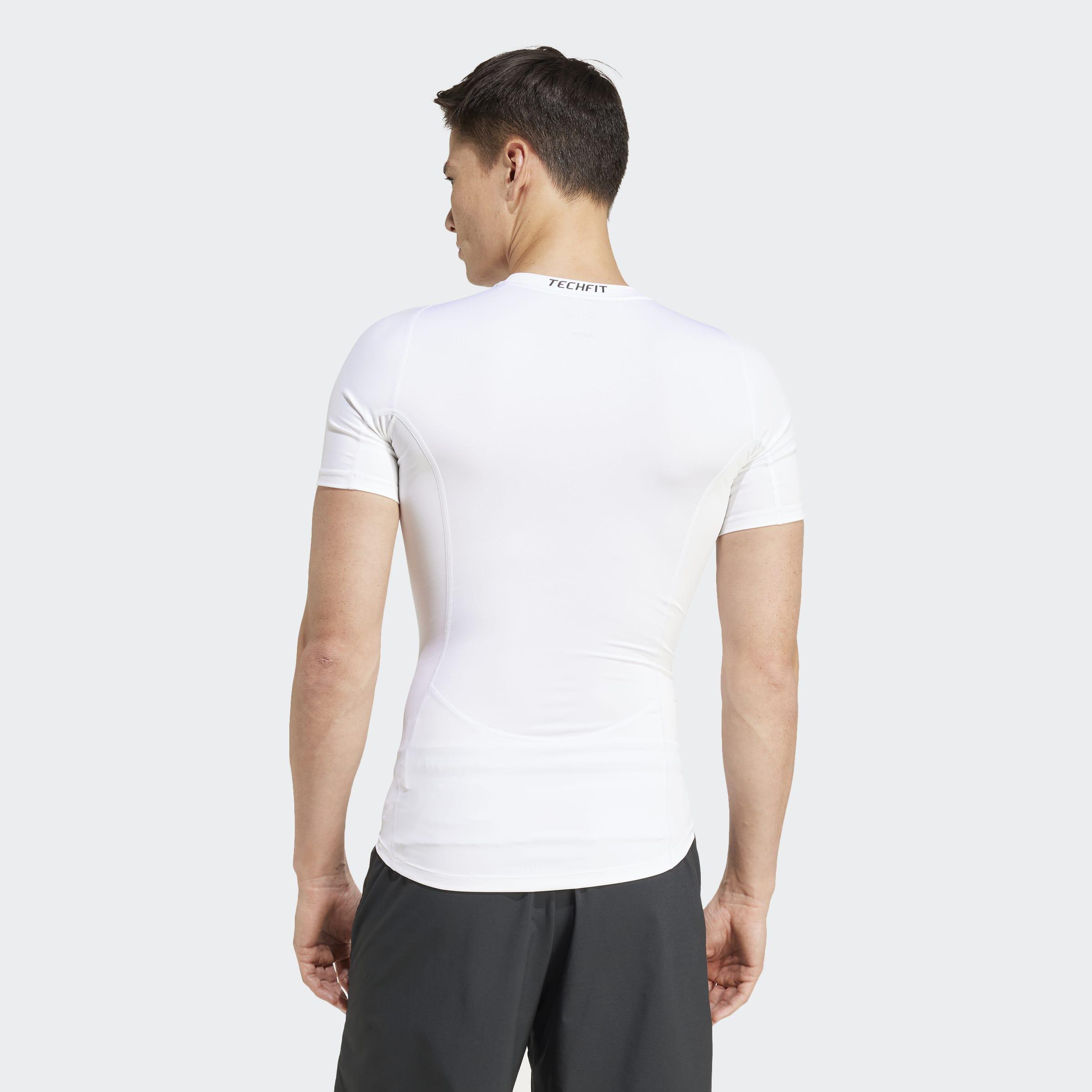 Techfit Compression Training T-Shirt, White, A701_ONE, large image number 1