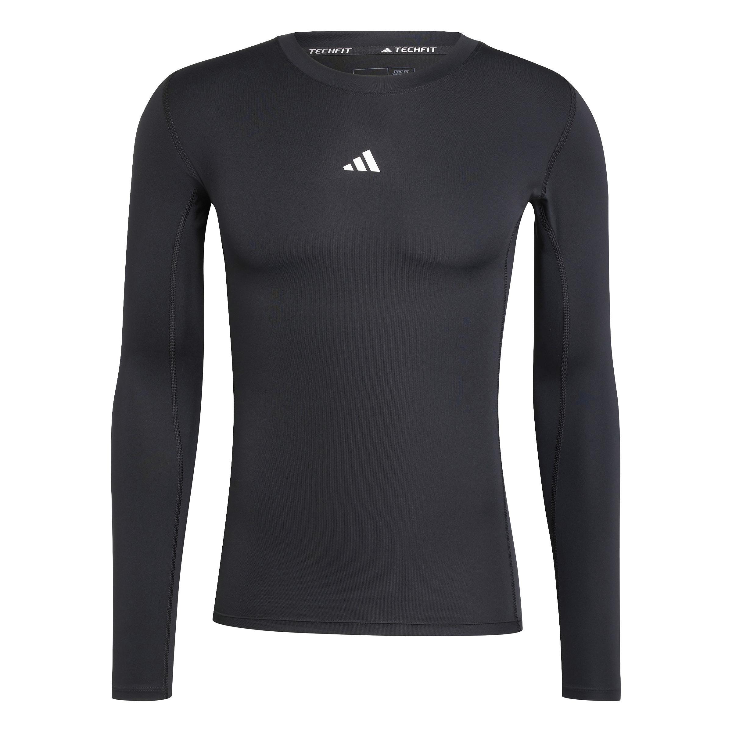 Techfit Compression Training Long Sleeve Long-Sleeve Top, Black, , large image number 0