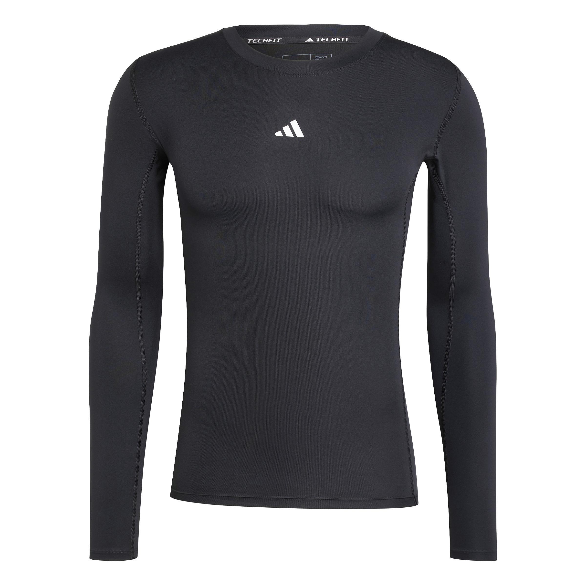 Techfit Compression Training Long Sleeve Long-Sleeve Top, Black, , large image number 1