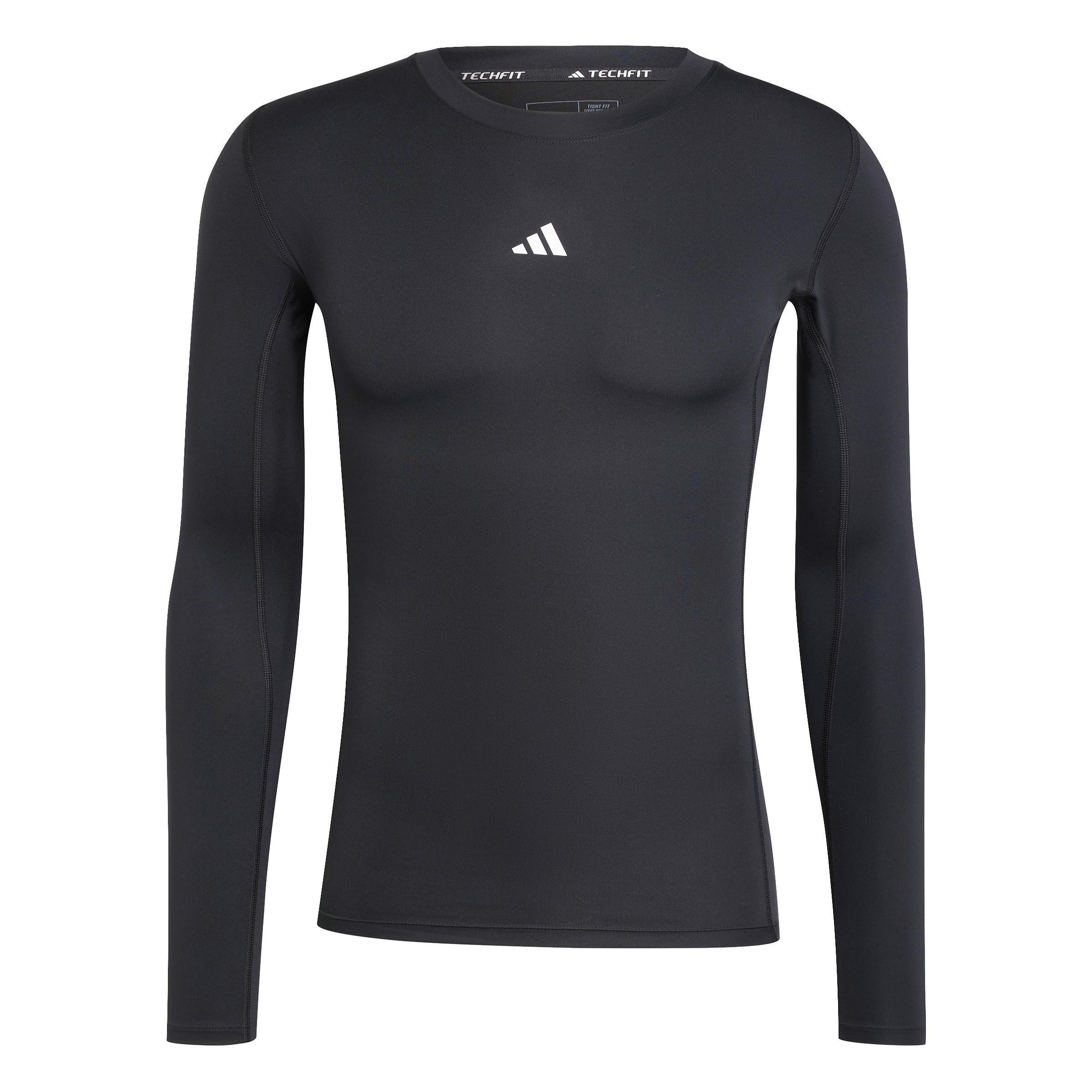 Techfit Compression Training Long Sleeve Long-Sleeve Top, Black, A701_ONE, large image number 1