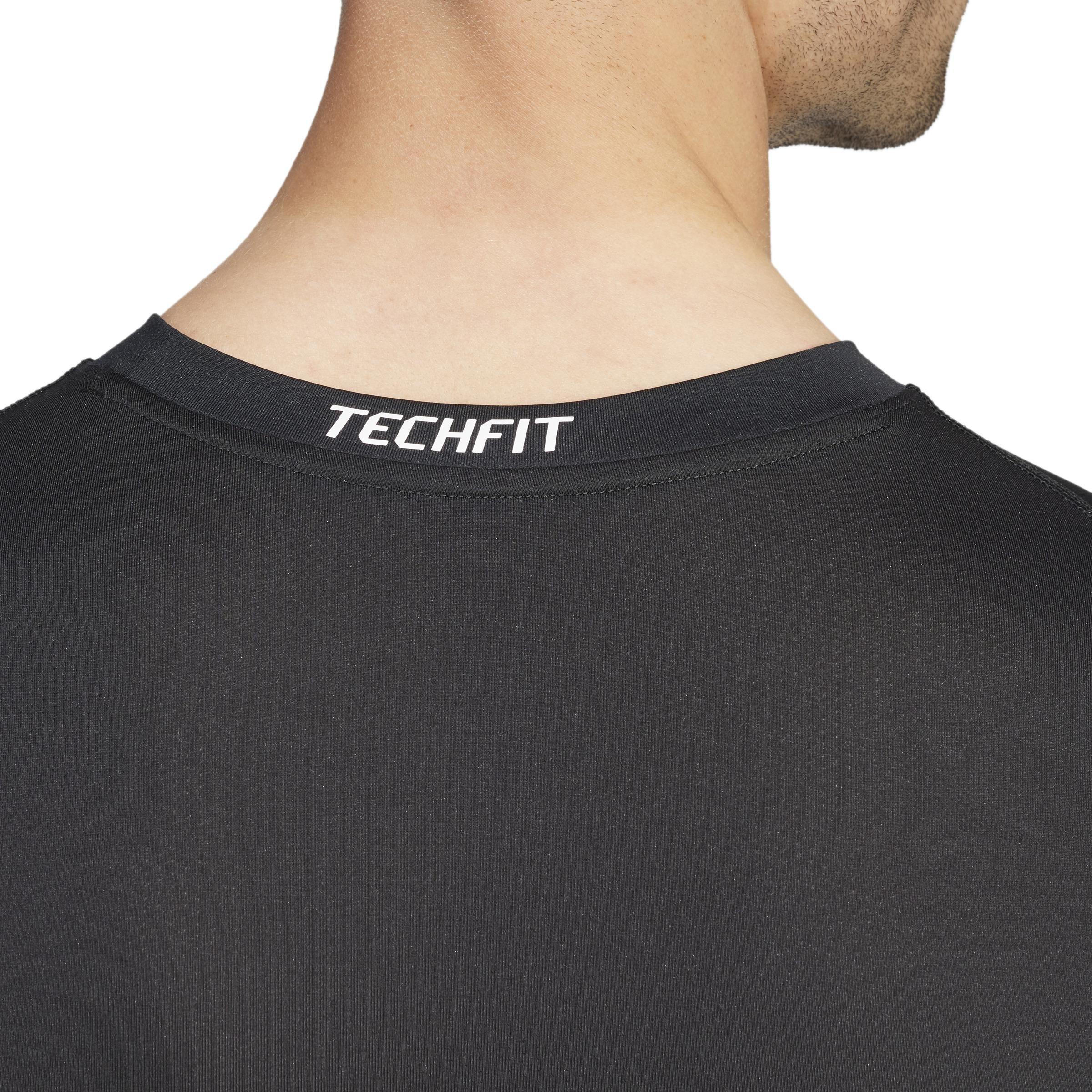 Techfit Compression Training Long Sleeve Long-Sleeve Top, Black, A701_ONE, large image number 4