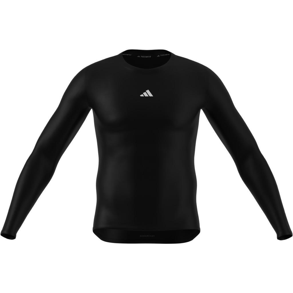 Techfit Compression Training Long Sleeve Long-Sleeve Top, Black, A701_ONE, large image number 12