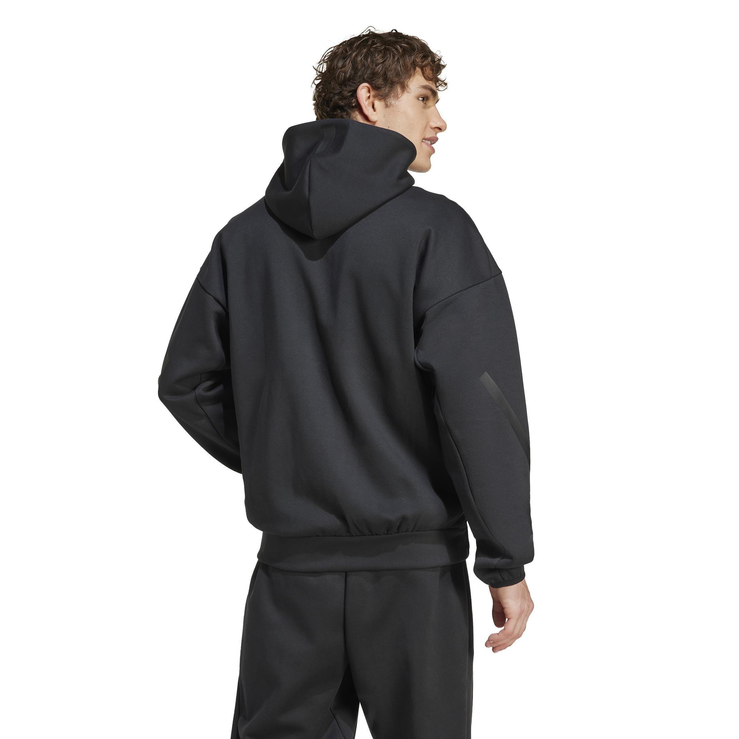 Adidas Z.N.E. Full Zip, Black, A701_ONE, large image number 3