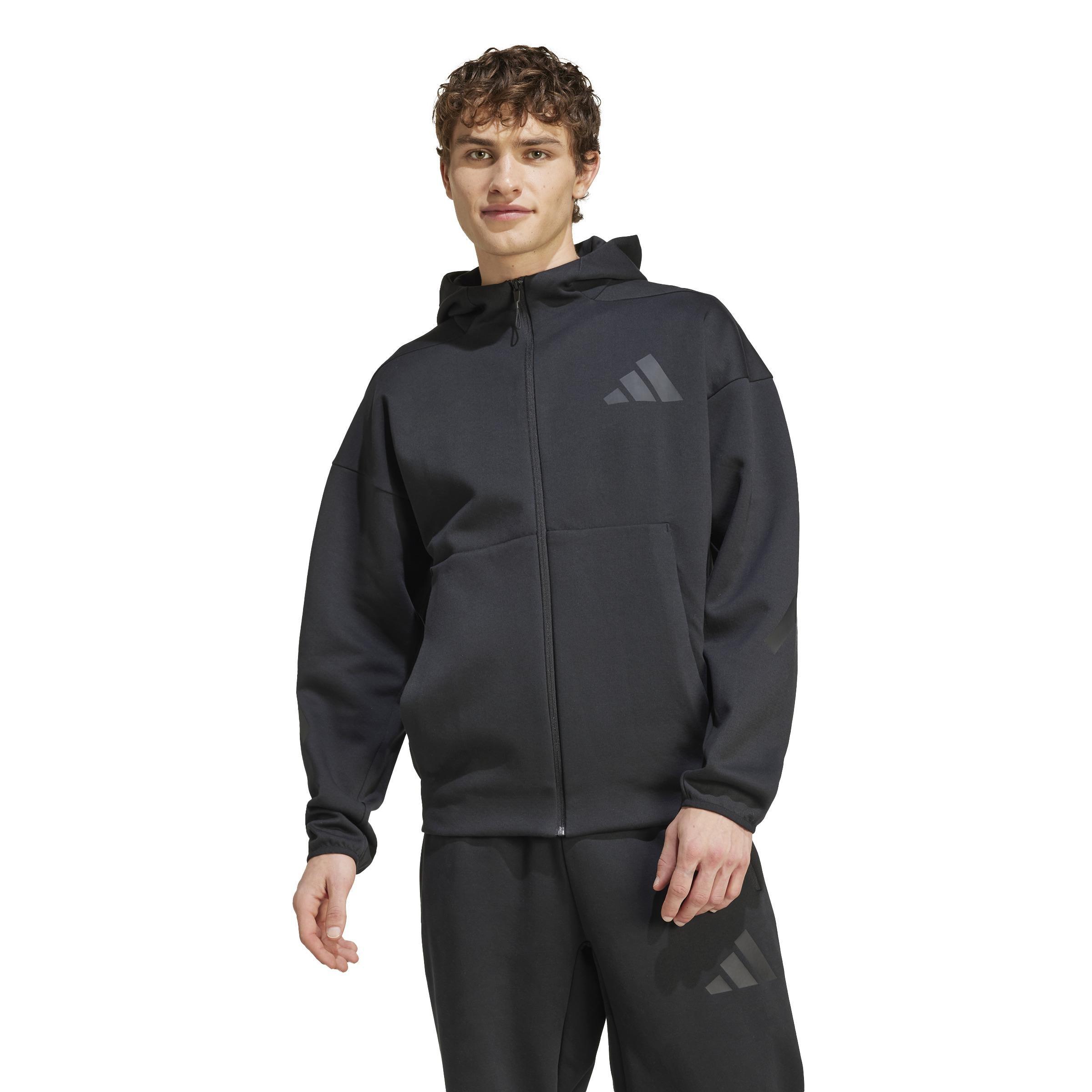 Adidas Z.N.E. Full Zip, Black, A701_ONE, large image number 6