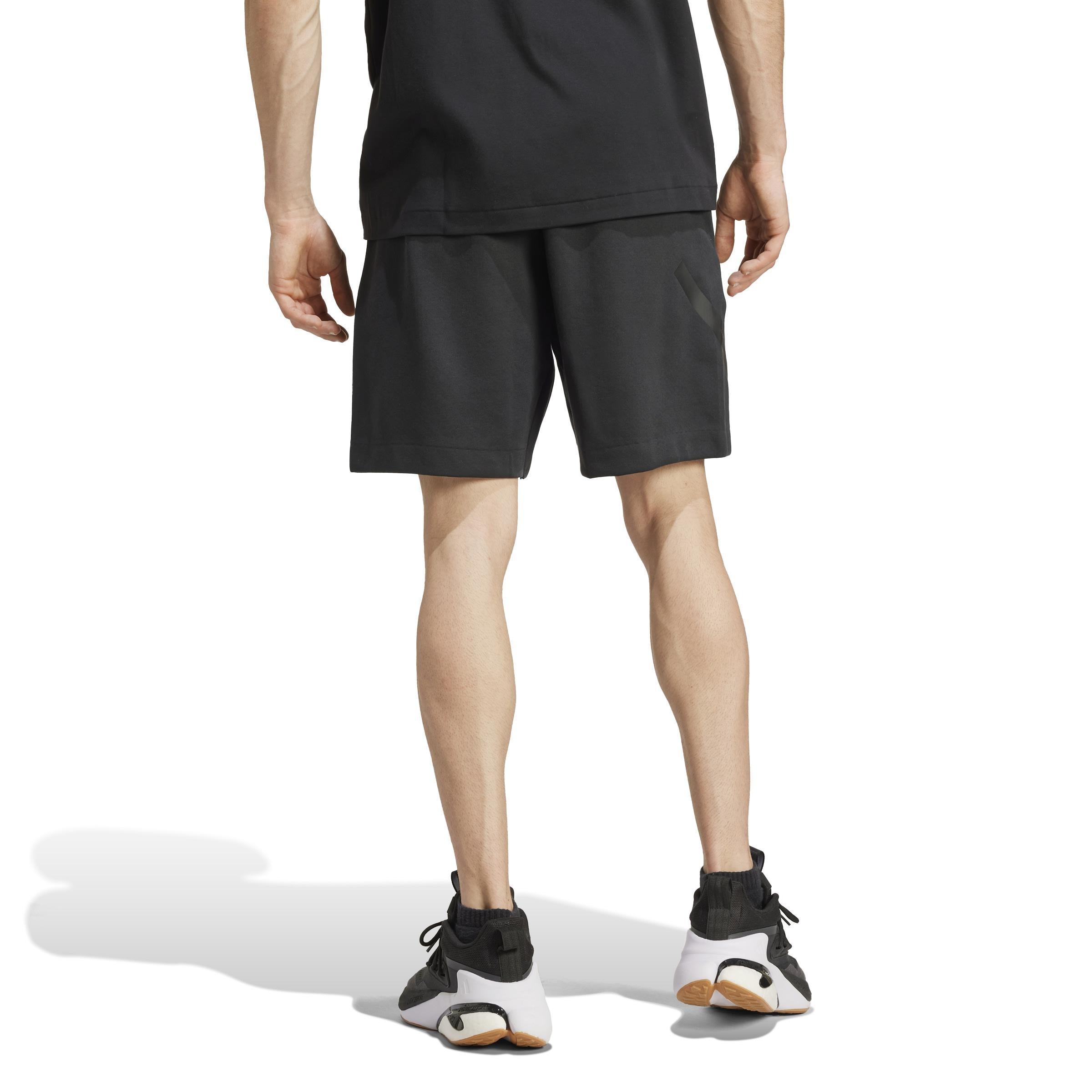 New adidas Z.N.E. Shorts, Black, A701_ONE, large image number 2