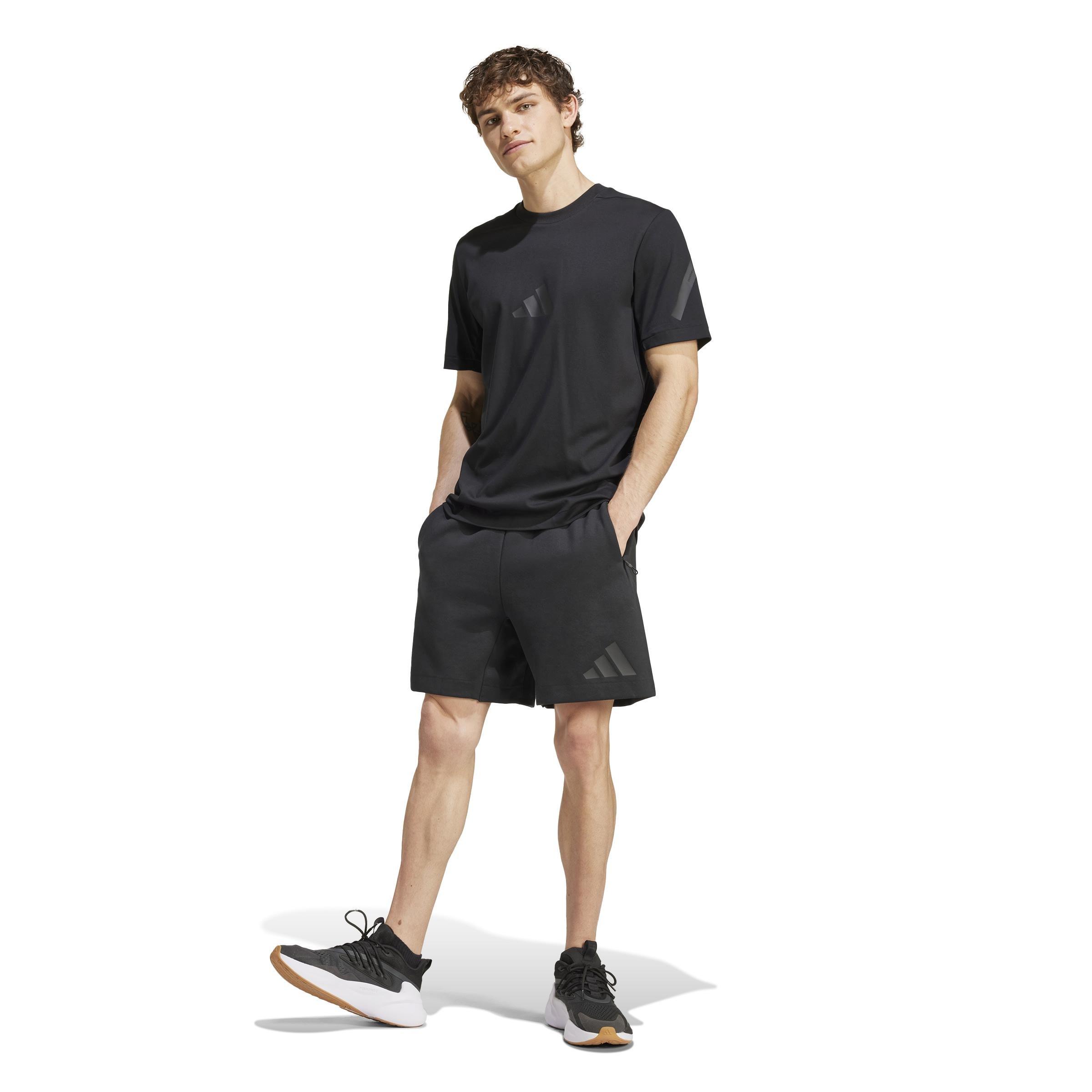 New adidas Z.N.E. Shorts, Black, A701_ONE, large image number 5