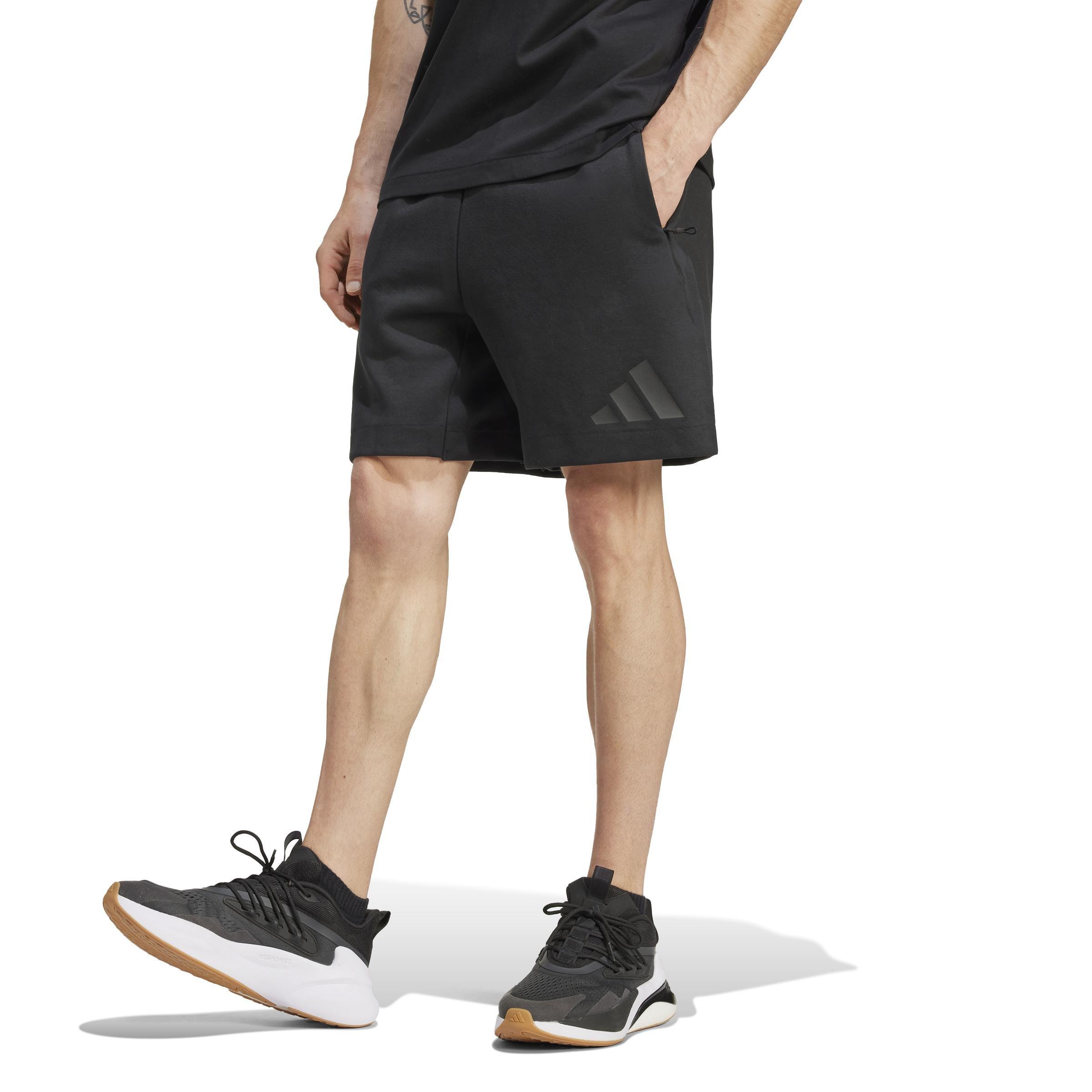 New adidas Z.N.E. Shorts, Black, A701_ONE, large image number 5