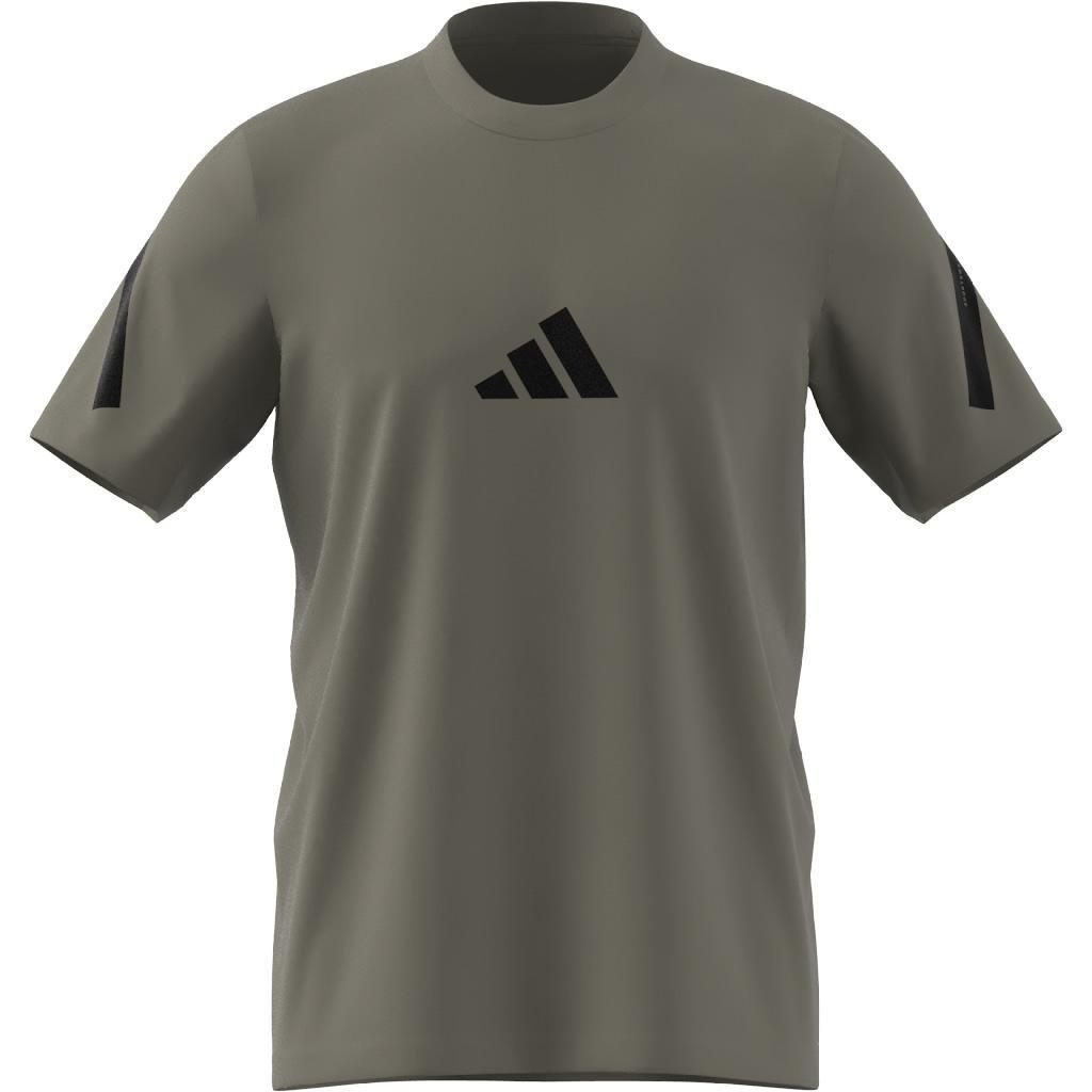 adidas Z.N.E. T-Shirt, Brown, A701_ONE, large image number 9