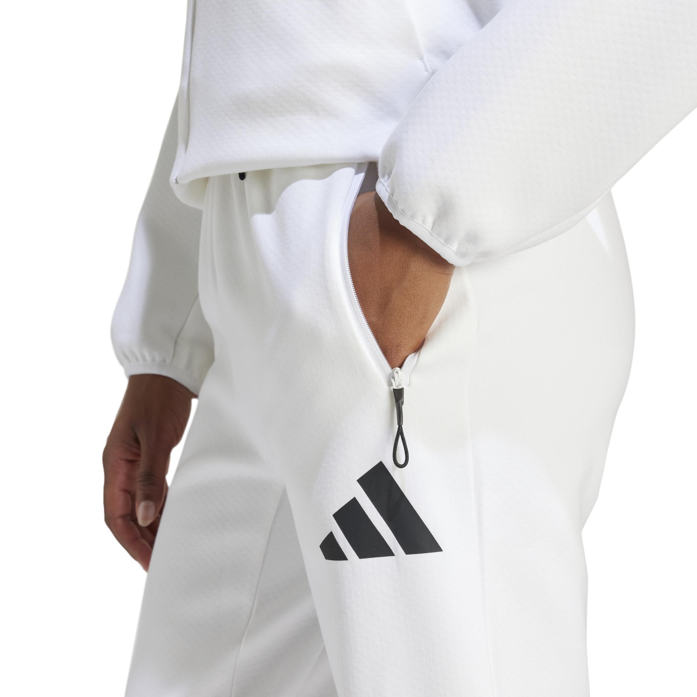 adidas Z.N.E. Tracksuit Bottoms, White, , large image number 3