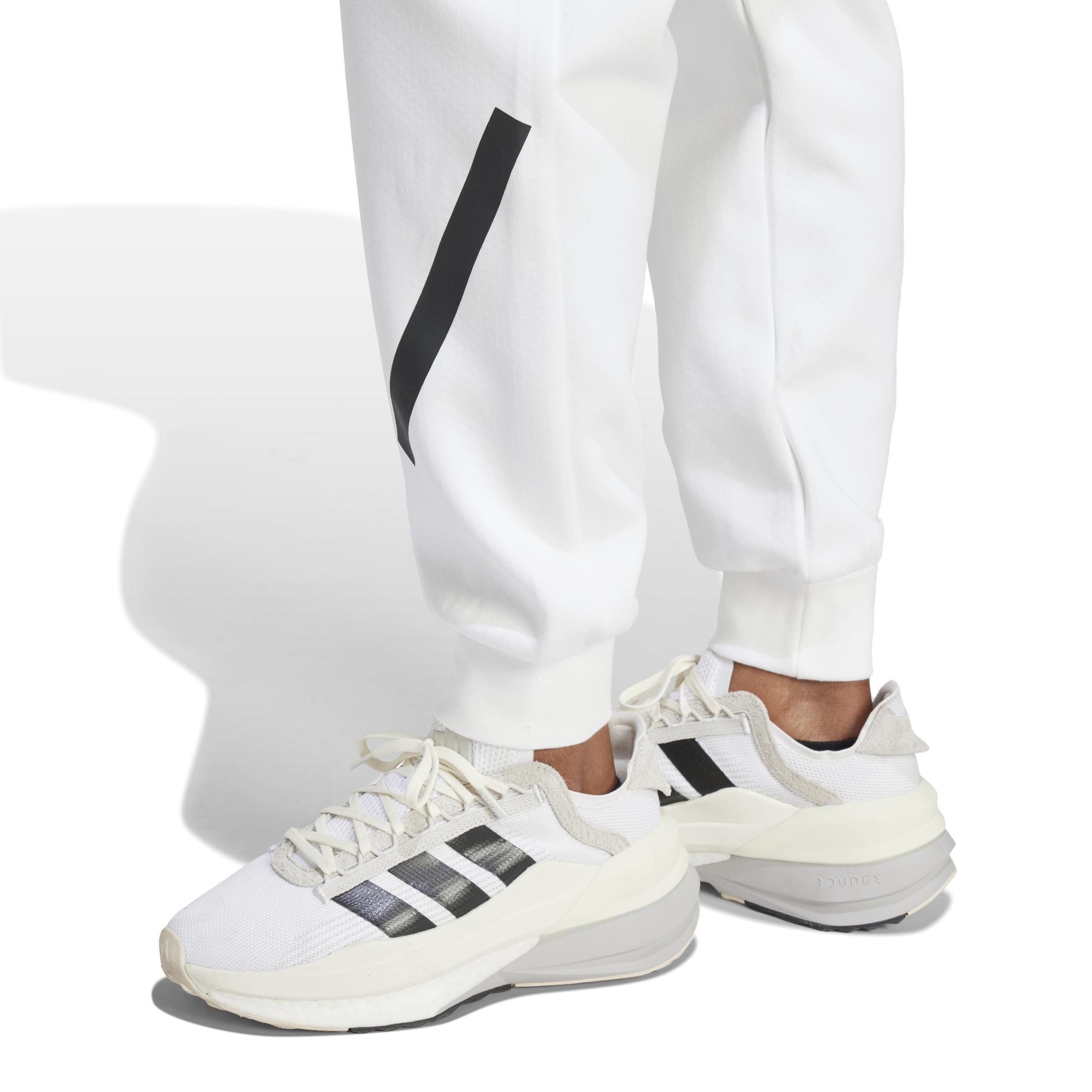 adidas Z.N.E. Tracksuit Bottoms, White, A701_ONE, large image number 4