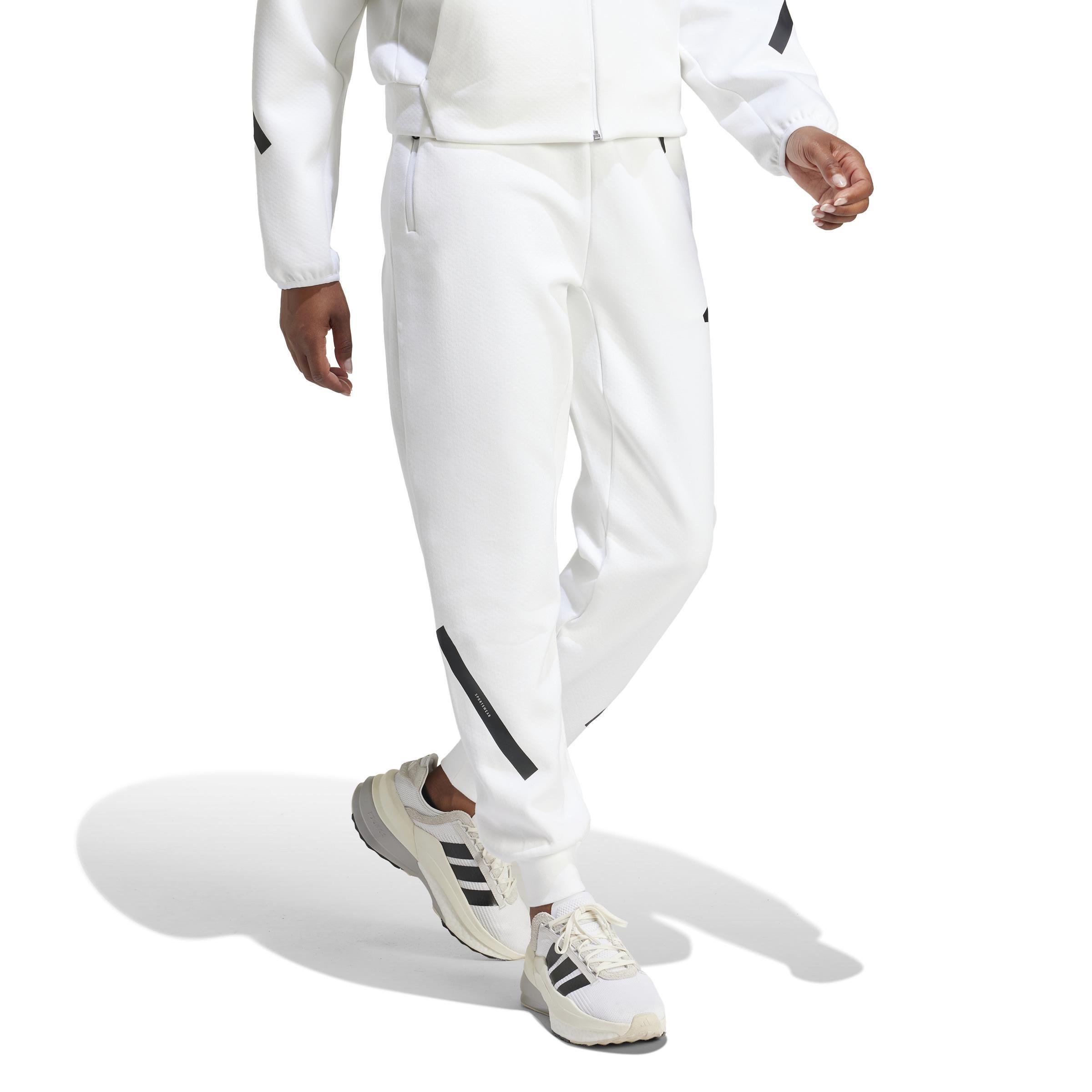 adidas Z.N.E. Tracksuit Bottoms, White, , large image number 5