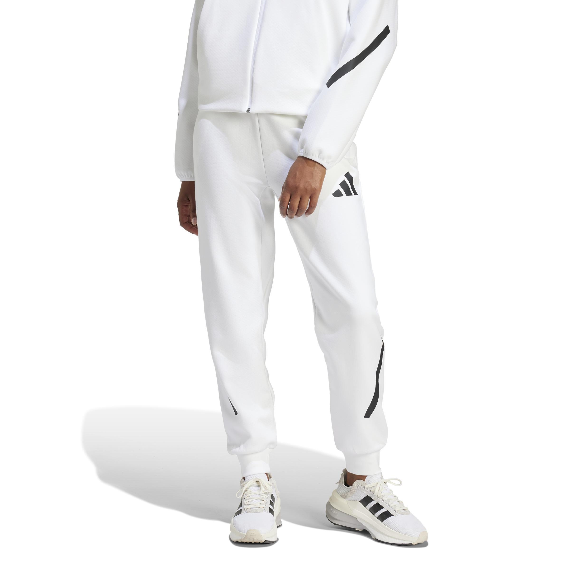 adidas Z.N.E. Tracksuit Bottoms, White, , large image number 6