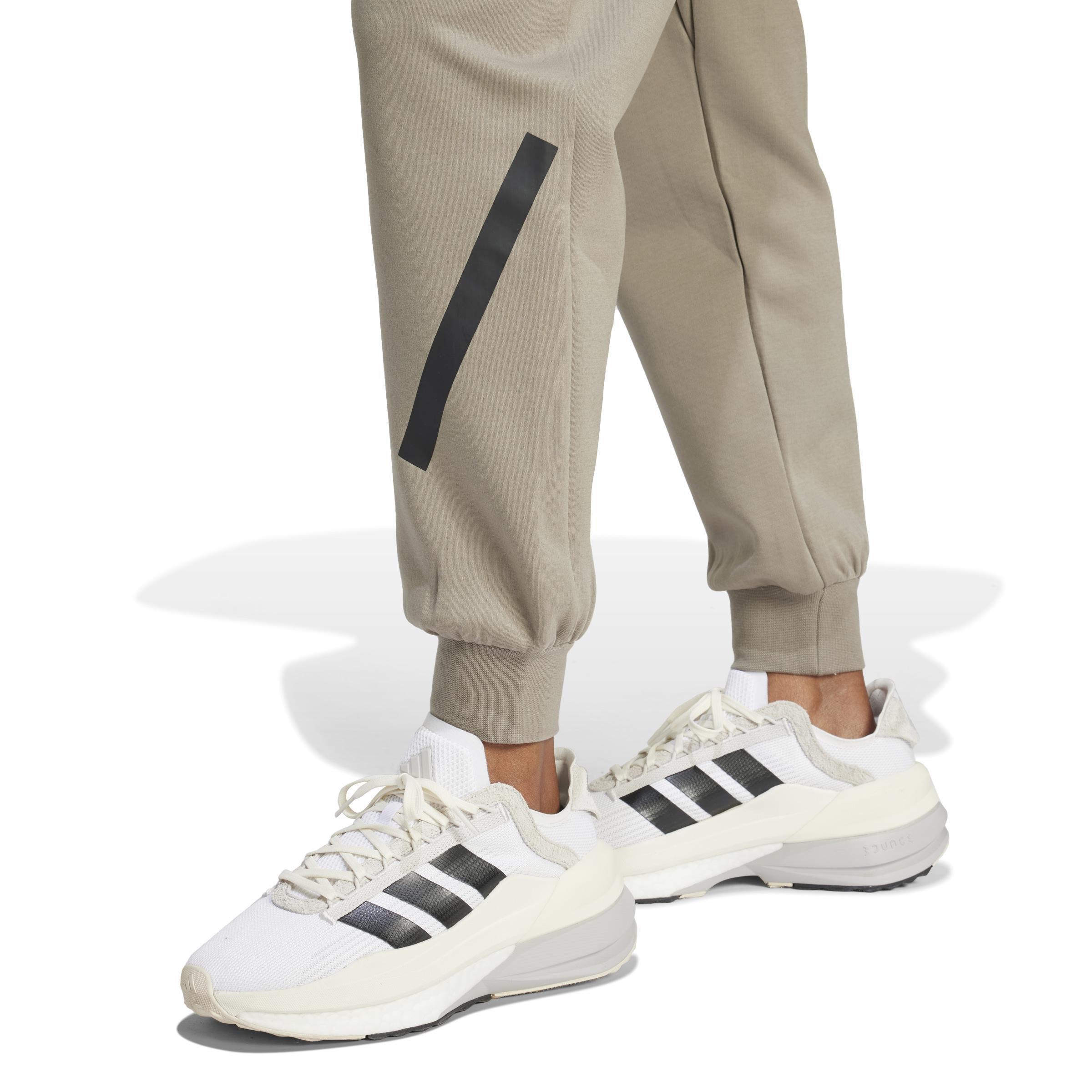 adidas Z.N.E. Tracksuit Bottoms, Brown, A701_ONE, large image number 4