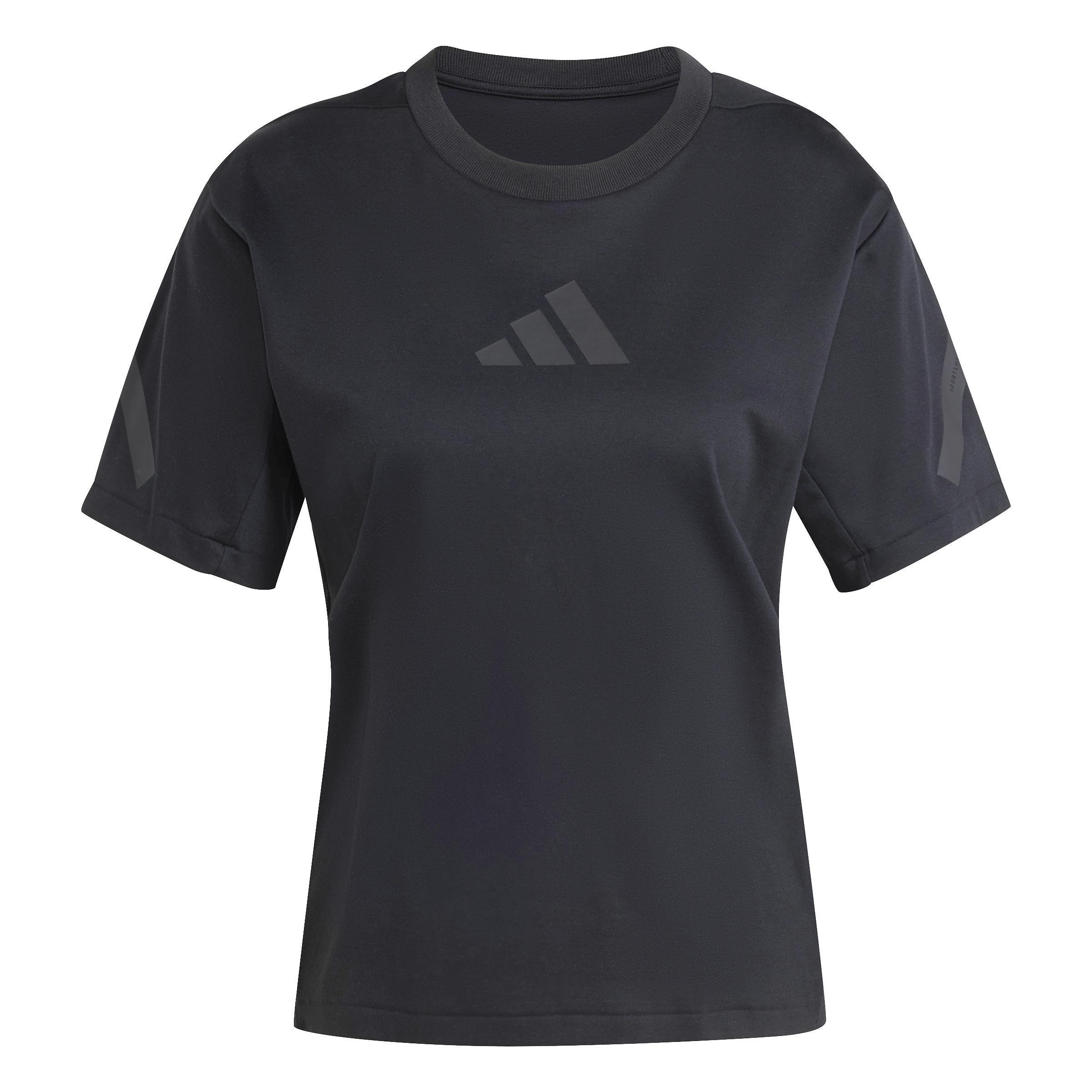 adidas Z.N.E. T-Shirt, Black, A701_ONE, large image number 2