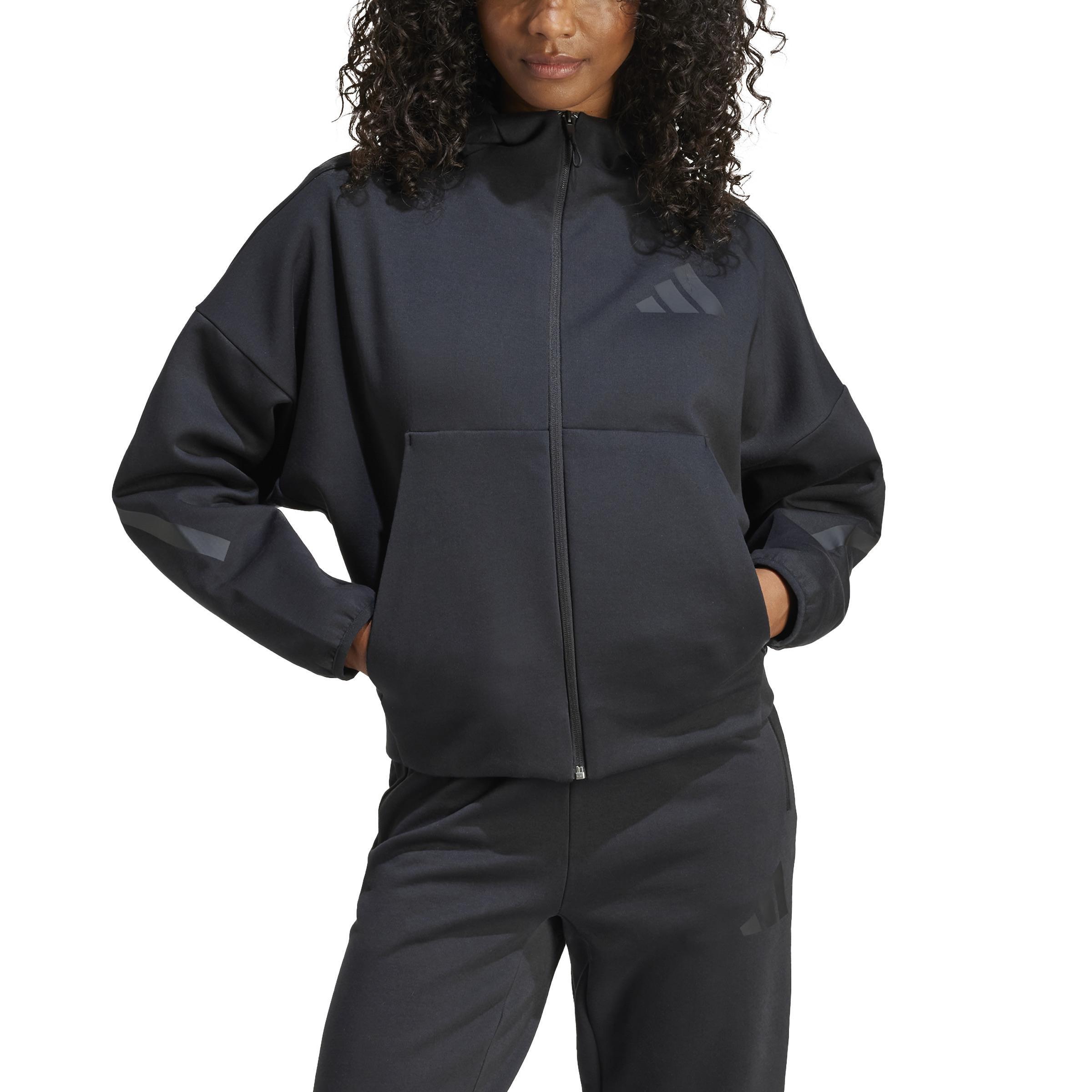adidas Z.N.E. Full-Zip Hoodie, Black, , large image number 0