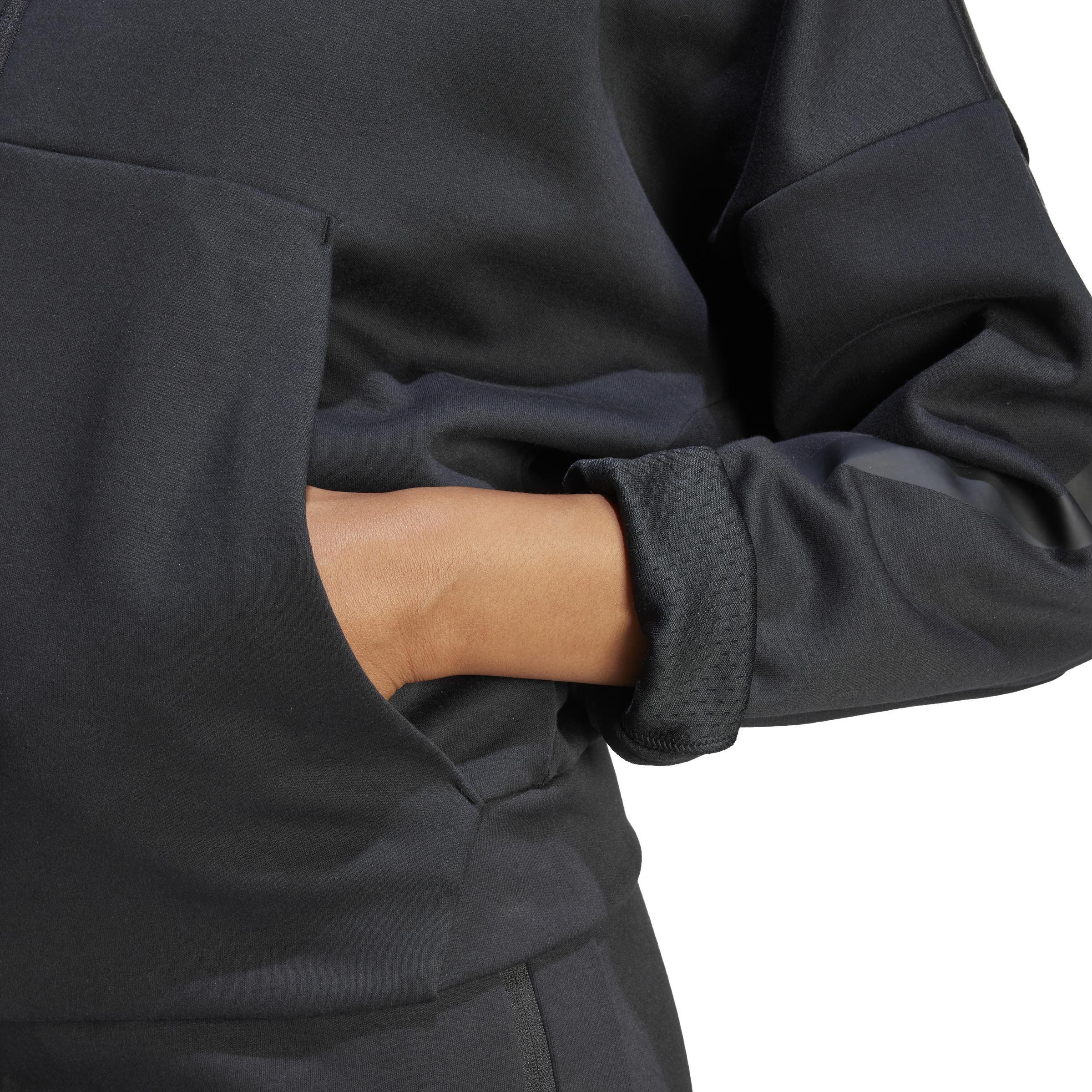 adidas Z.N.E. Full-Zip Hoodie, Black, A701_ONE, large image number 9