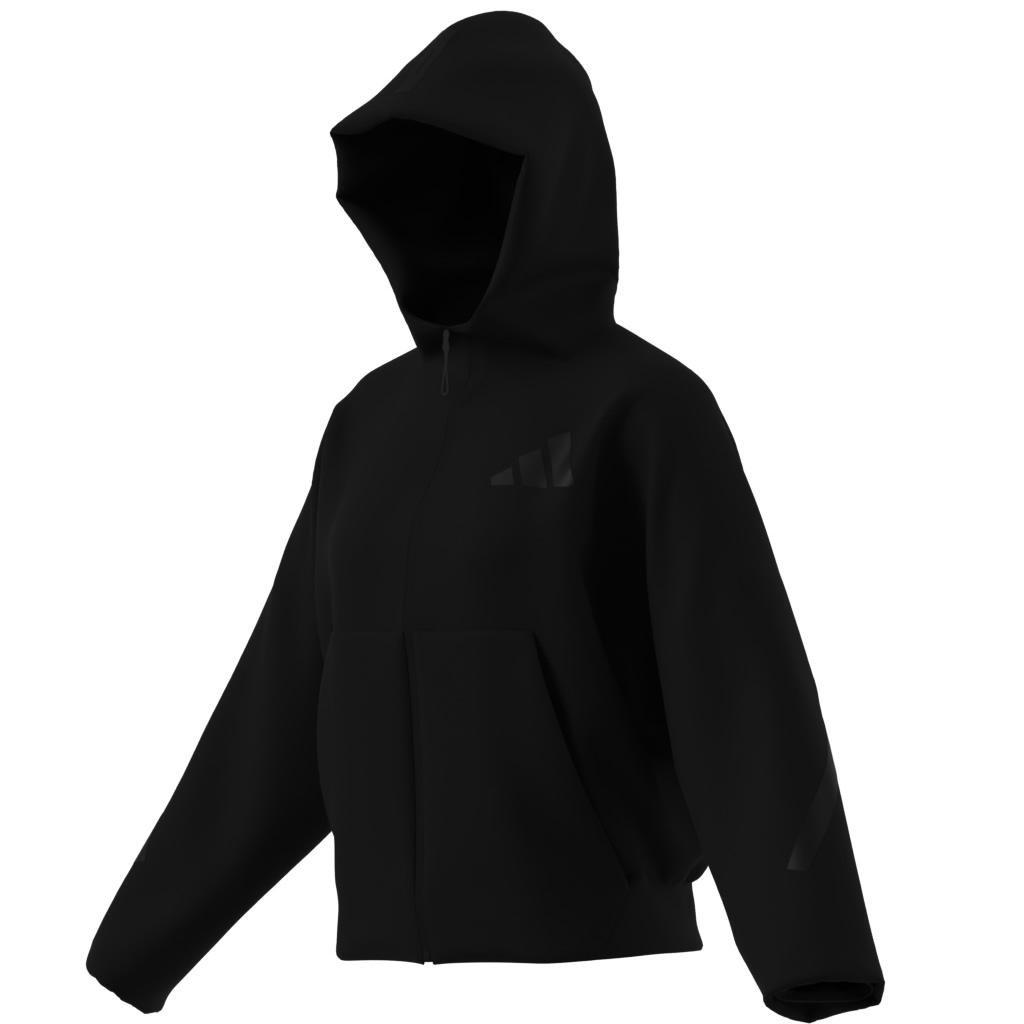 adidas Z.N.E. Full-Zip Hoodie, Black, A701_ONE, large image number 13