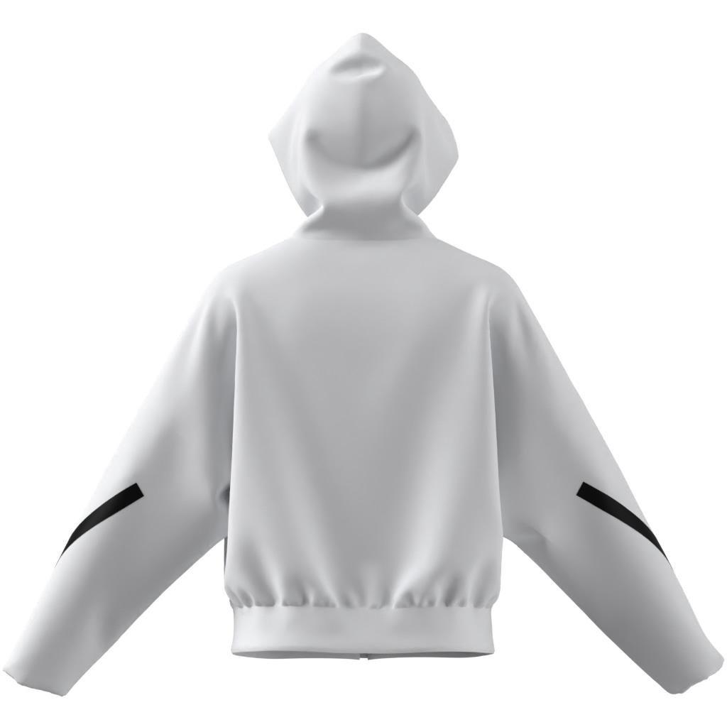 adidas Z.N.E. Full-Zip Hoodie, White, A701_ONE, large image number 9