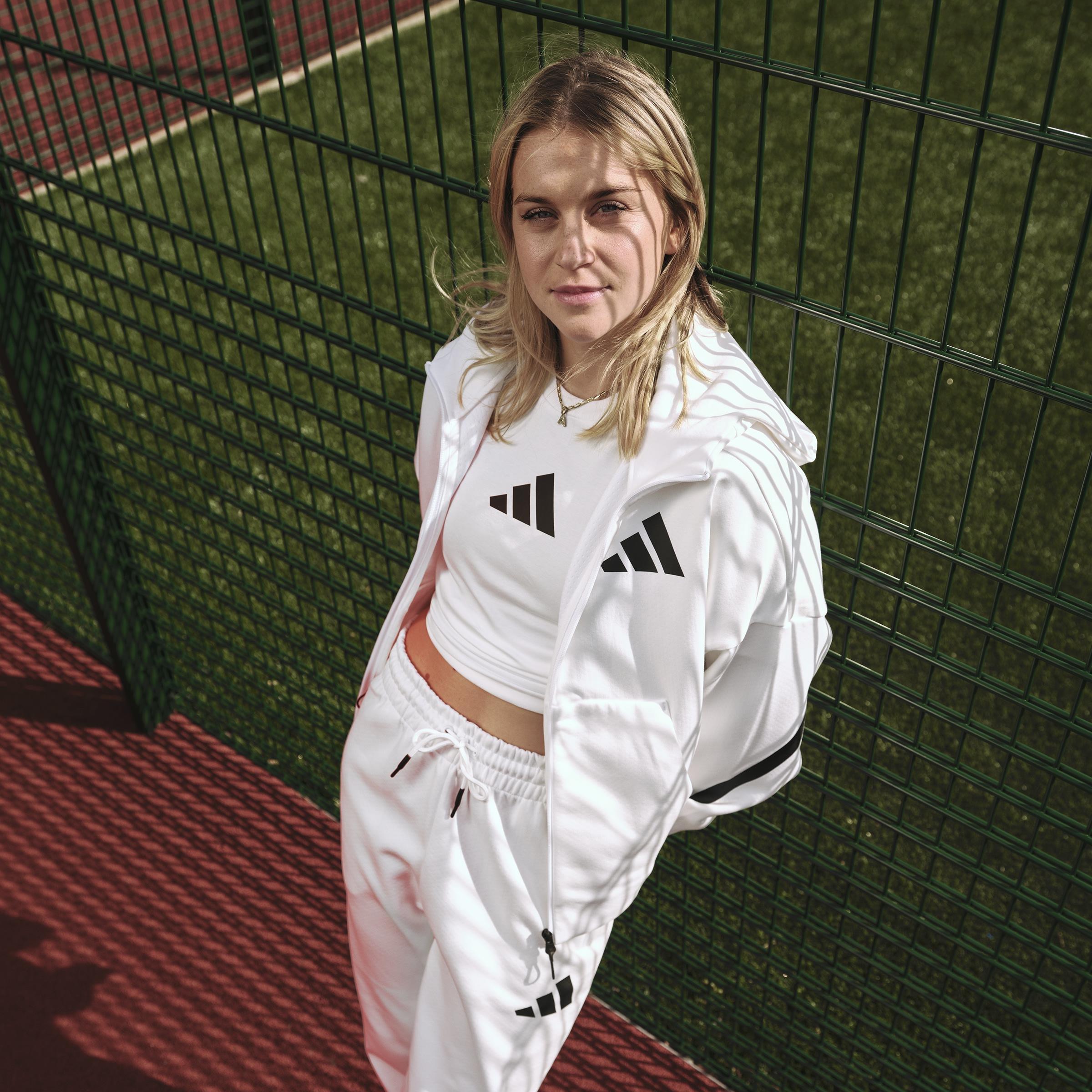 adidas Z.N.E. Full-Zip Hoodie, White, , large image number 14