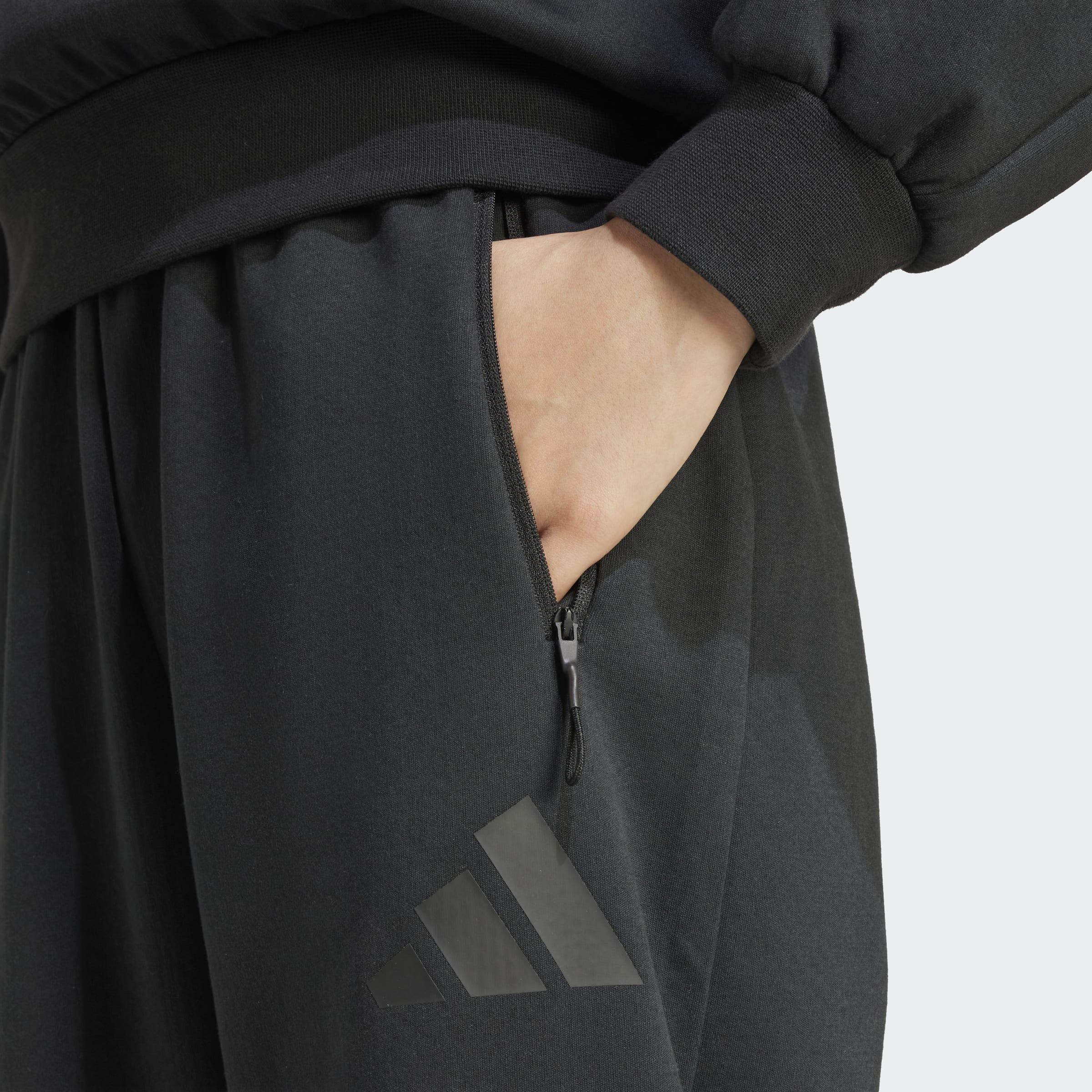 adidas Z.N.E. Barrel Tracksuit Bottoms, Black, A701_ONE, large image number 2