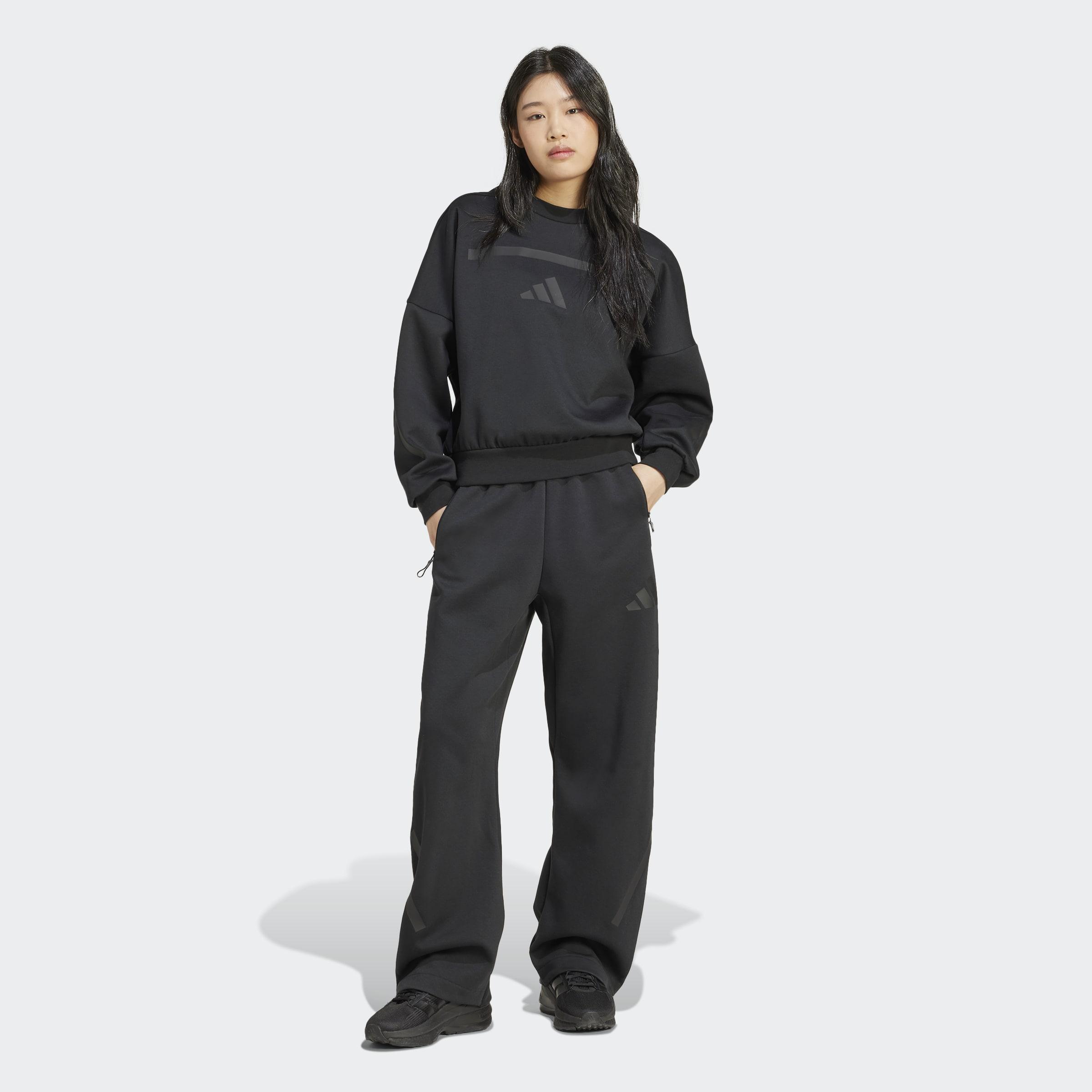 adidas Z.N.E. Barrel Tracksuit Bottoms, Black, A701_ONE, large image number 6