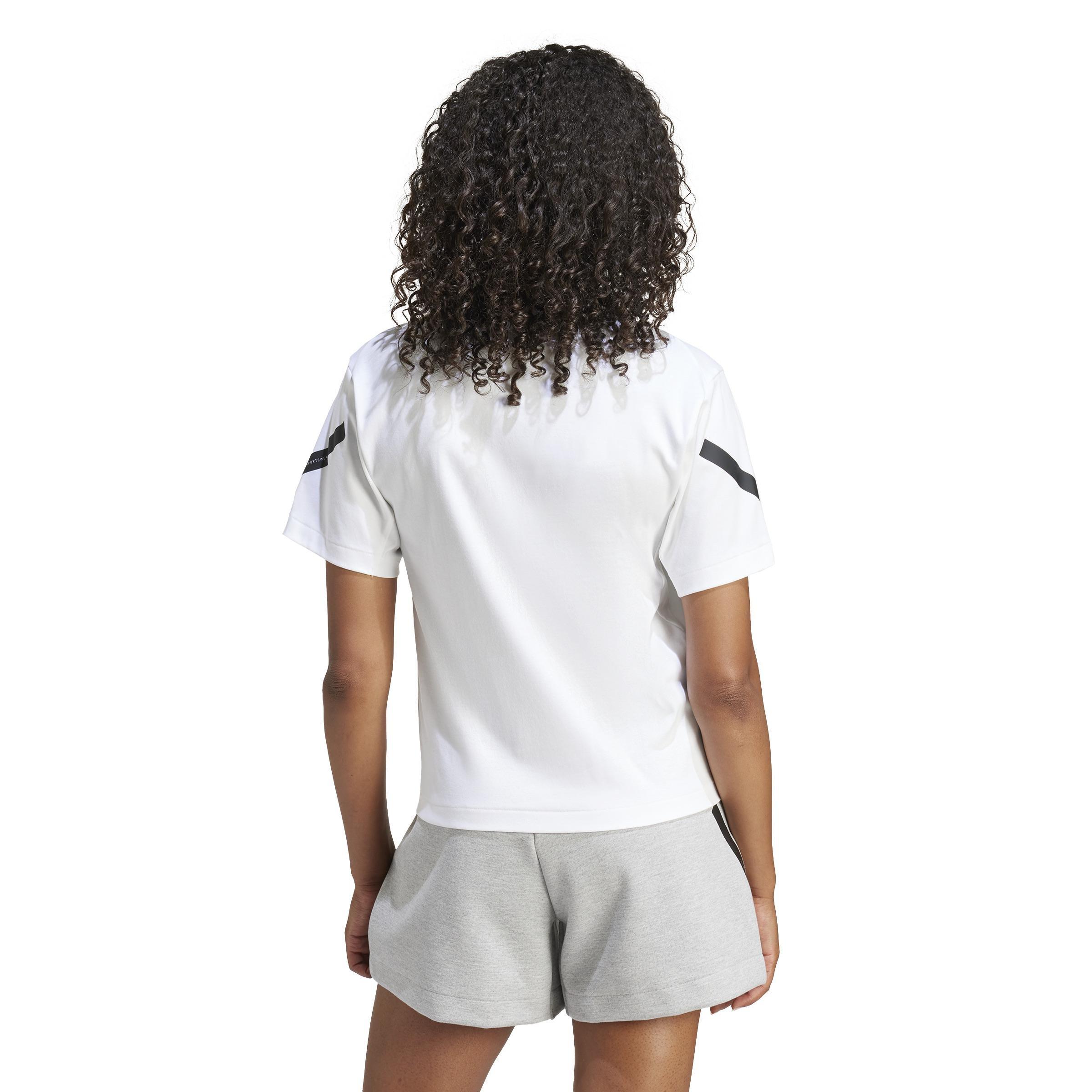 adidas Z.N.E. T-Shirt, White, , large image number 3