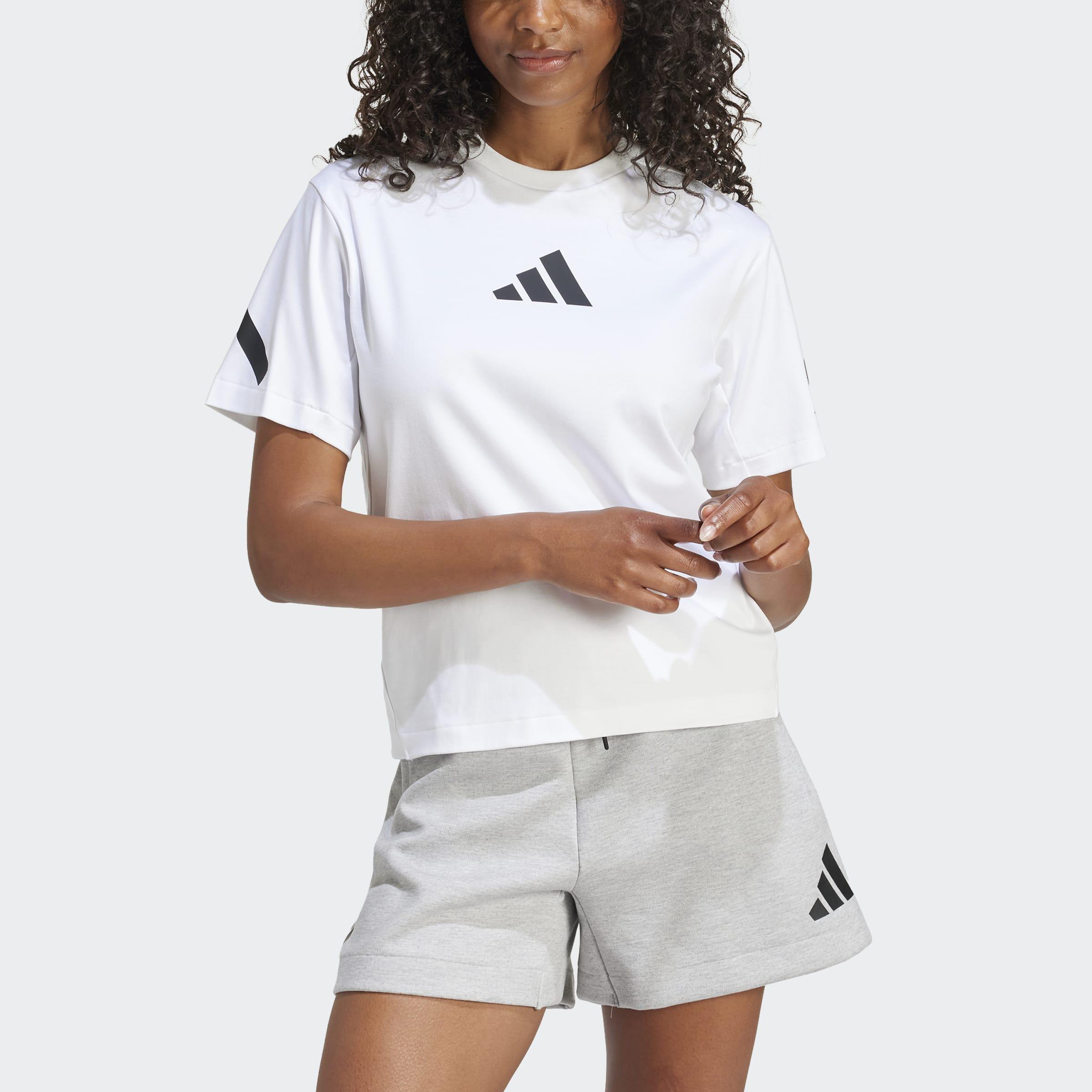 adidas Z.N.E. T-Shirt, White, A701_ONE, large image number 3