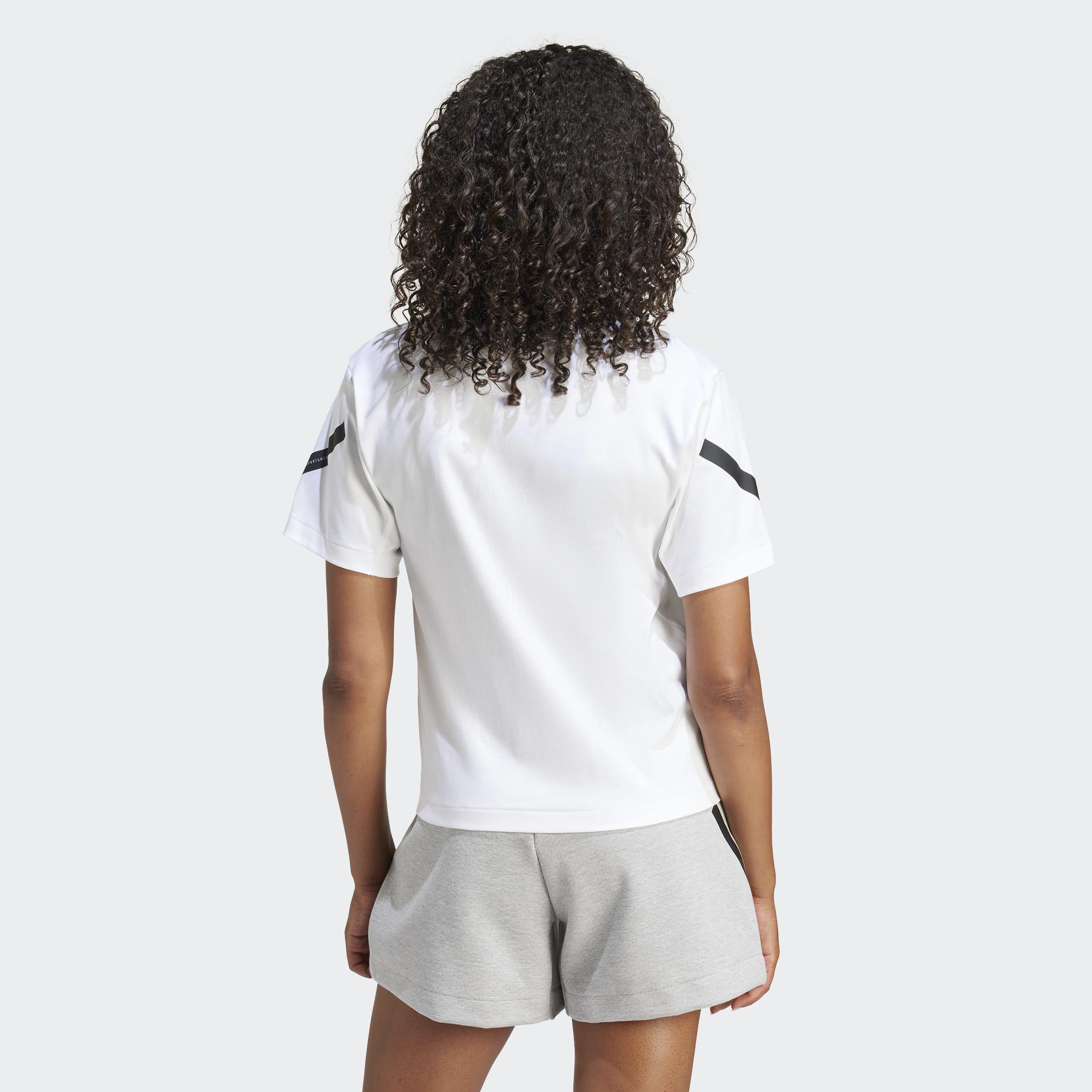 adidas Z.N.E. T-Shirt, White, A701_ONE, large image number 6
