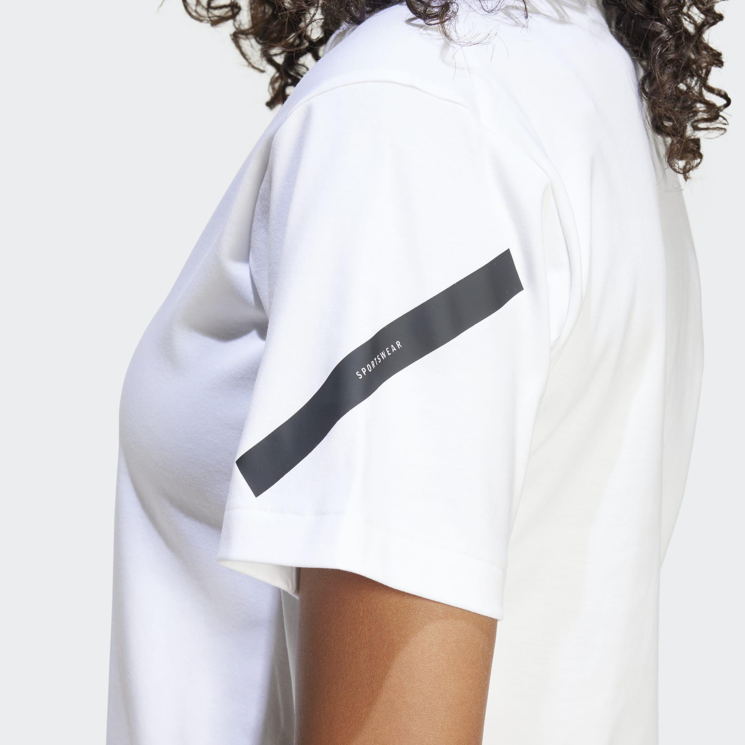 adidas Z.N.E. T-Shirt, White, A701_ONE, large image number 10