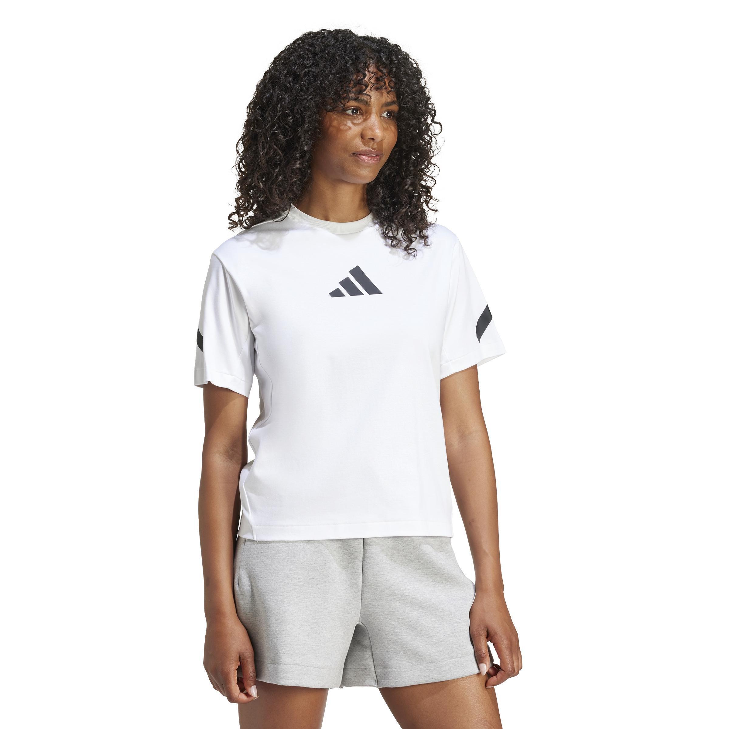 adidas Z.N.E. T-Shirt, White, A701_ONE, large image number 14