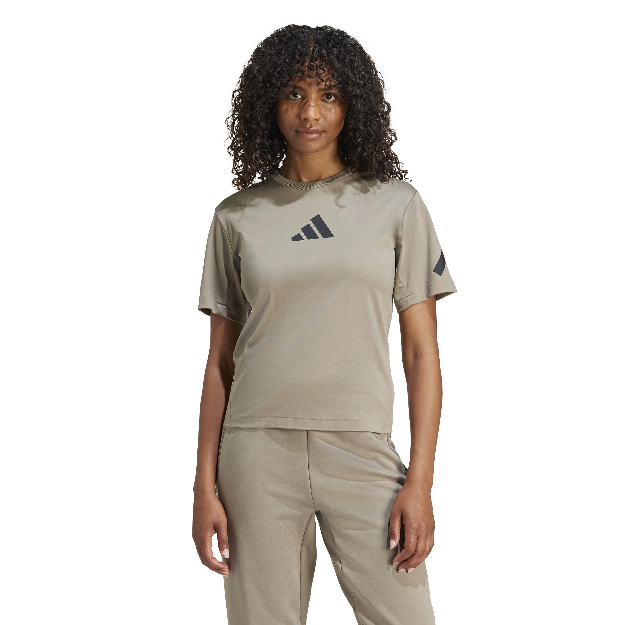 adidas Z.N.E. T-Shirt, Brown, A701_ONE, large image number 14