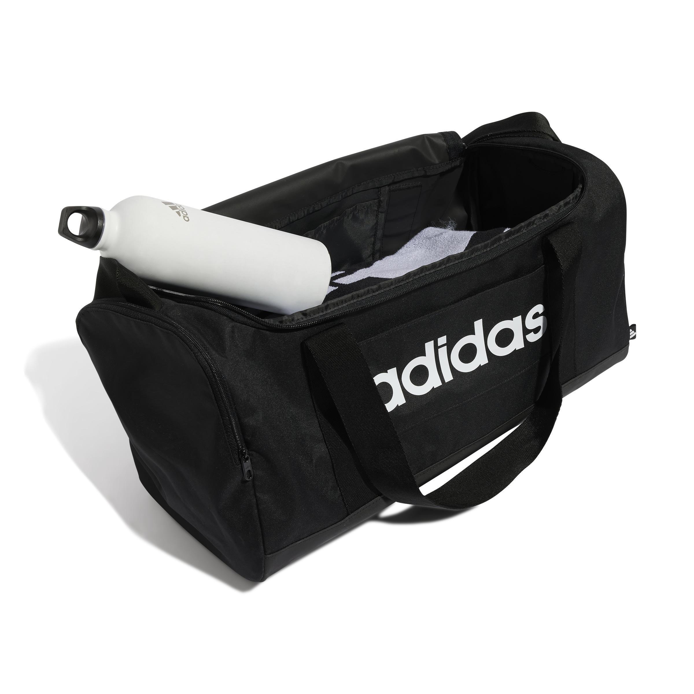 Unisex Linear Duffel Bag Small, Black, A701_ONE, large image number 2