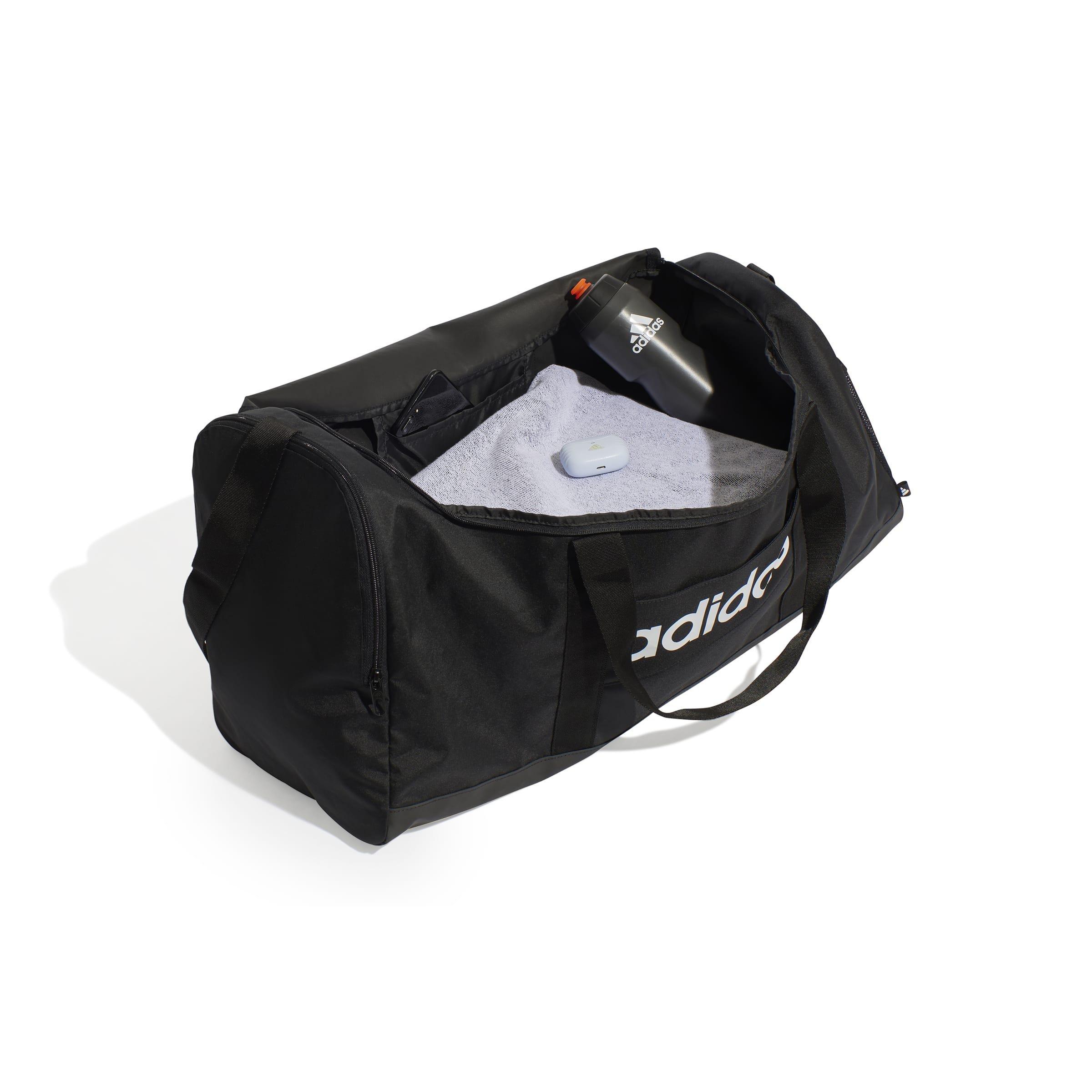 Unisex Linear Duffel Large, Black, A701_ONE, medium
